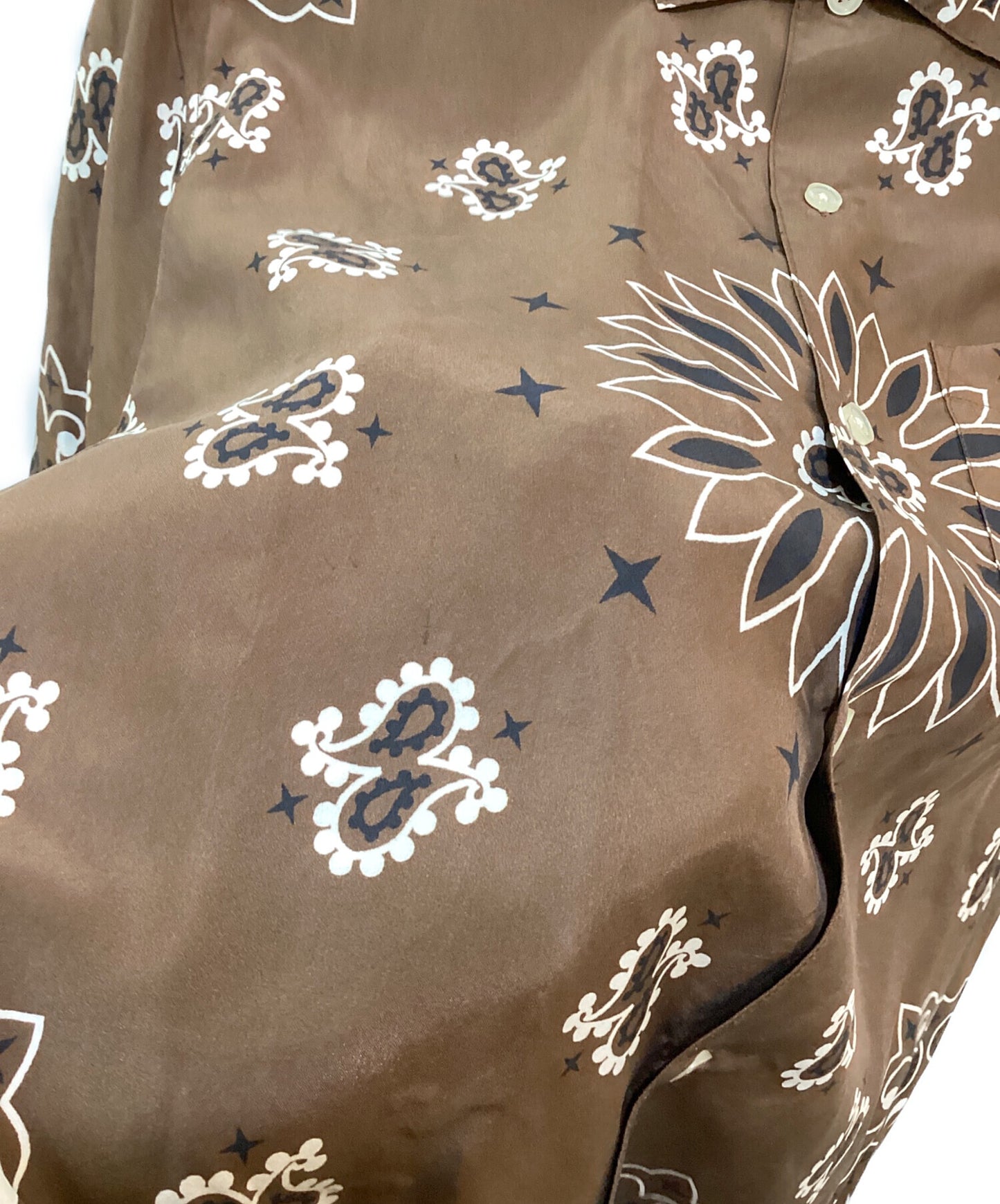 [Pre-owned] SUPREME Bandana Silk S/S Shirt