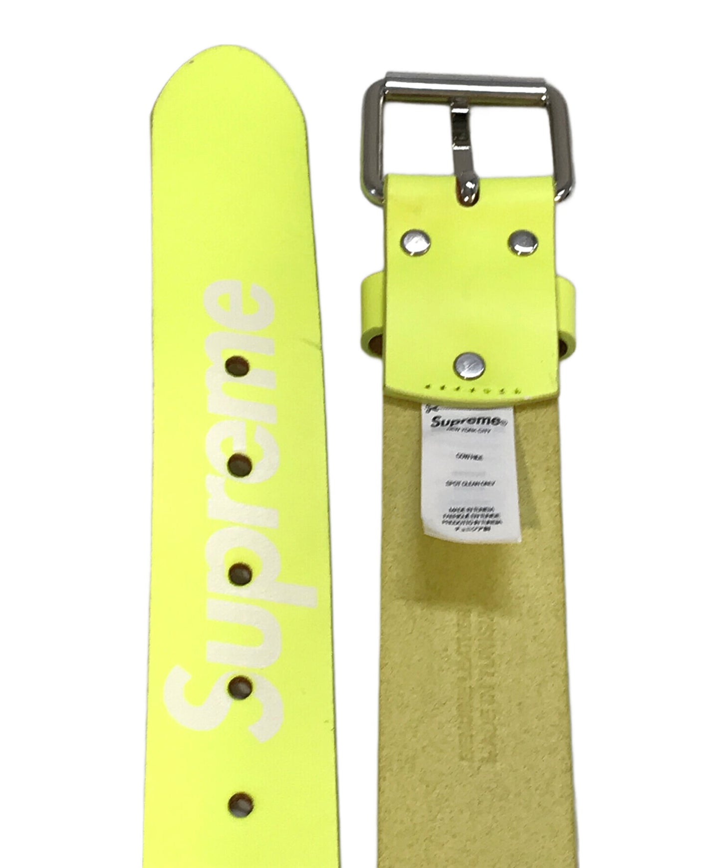 [Pre-owned] SUPREME REPEAT LEATHER BELT