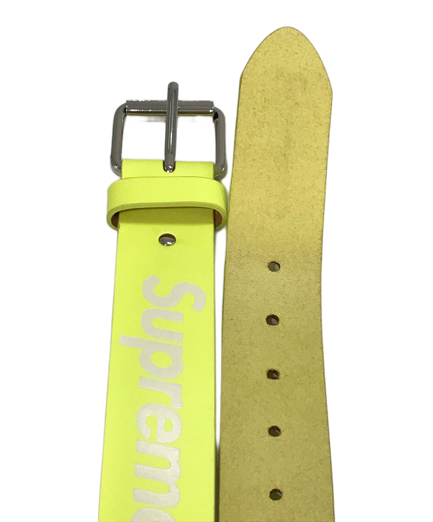 [Pre-owned] SUPREME REPEAT LEATHER BELT