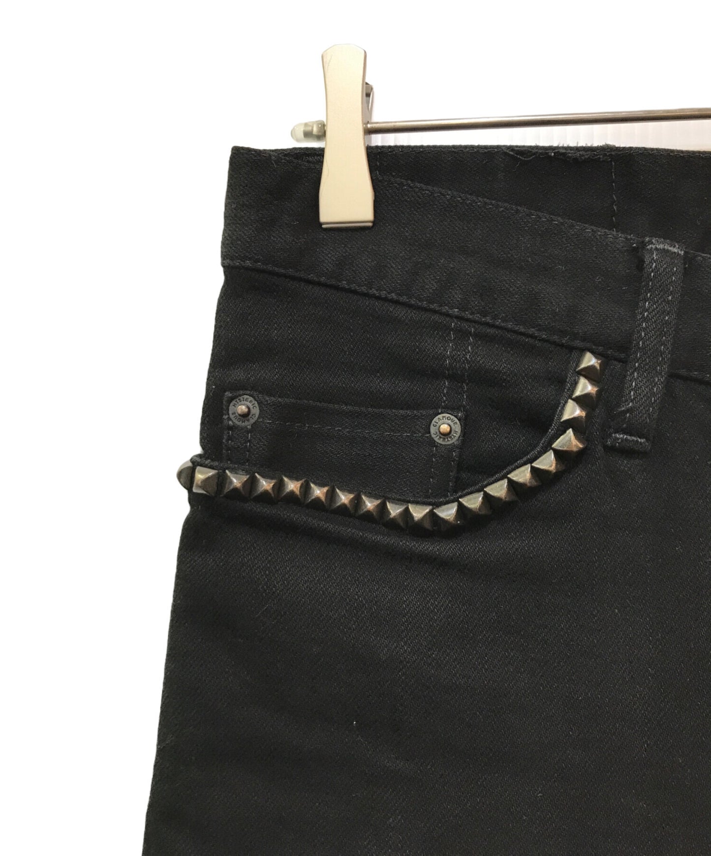 [Pre-owned] Hysteric Glamour Studded Skinny Denim Pants 0241AP20