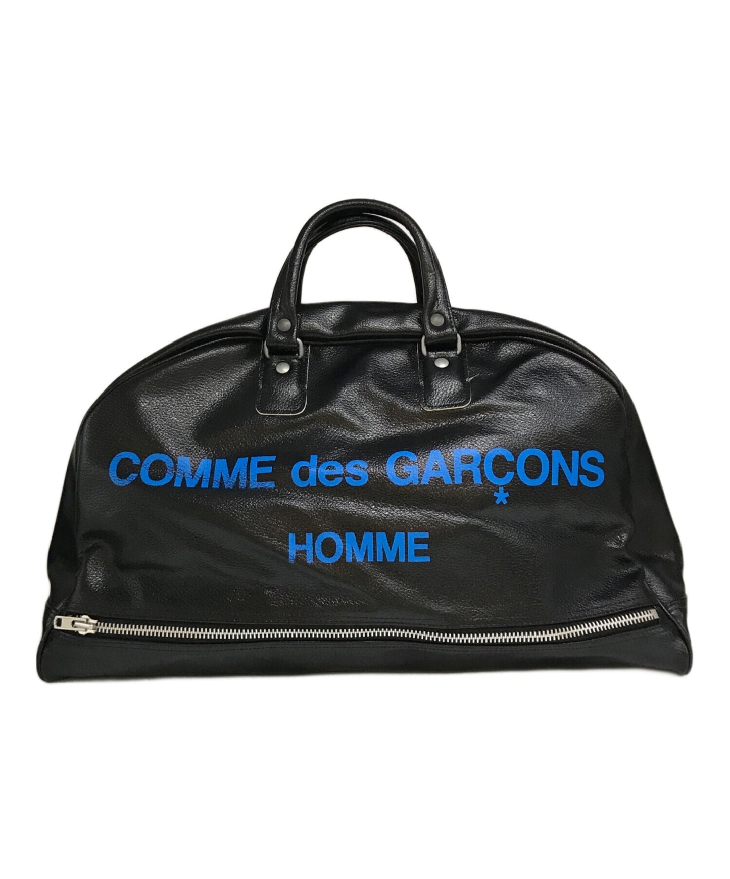 [Pre-owned] COMME des GARCONS HOMME PVC Logo Boston Bag HP-K202