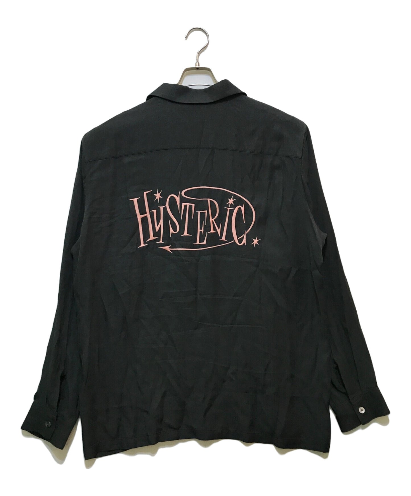 [Pre-owned] Hysteric Glamour 50'S MODERN embroidery open collar shirt 02241AP01 02243AH04AC