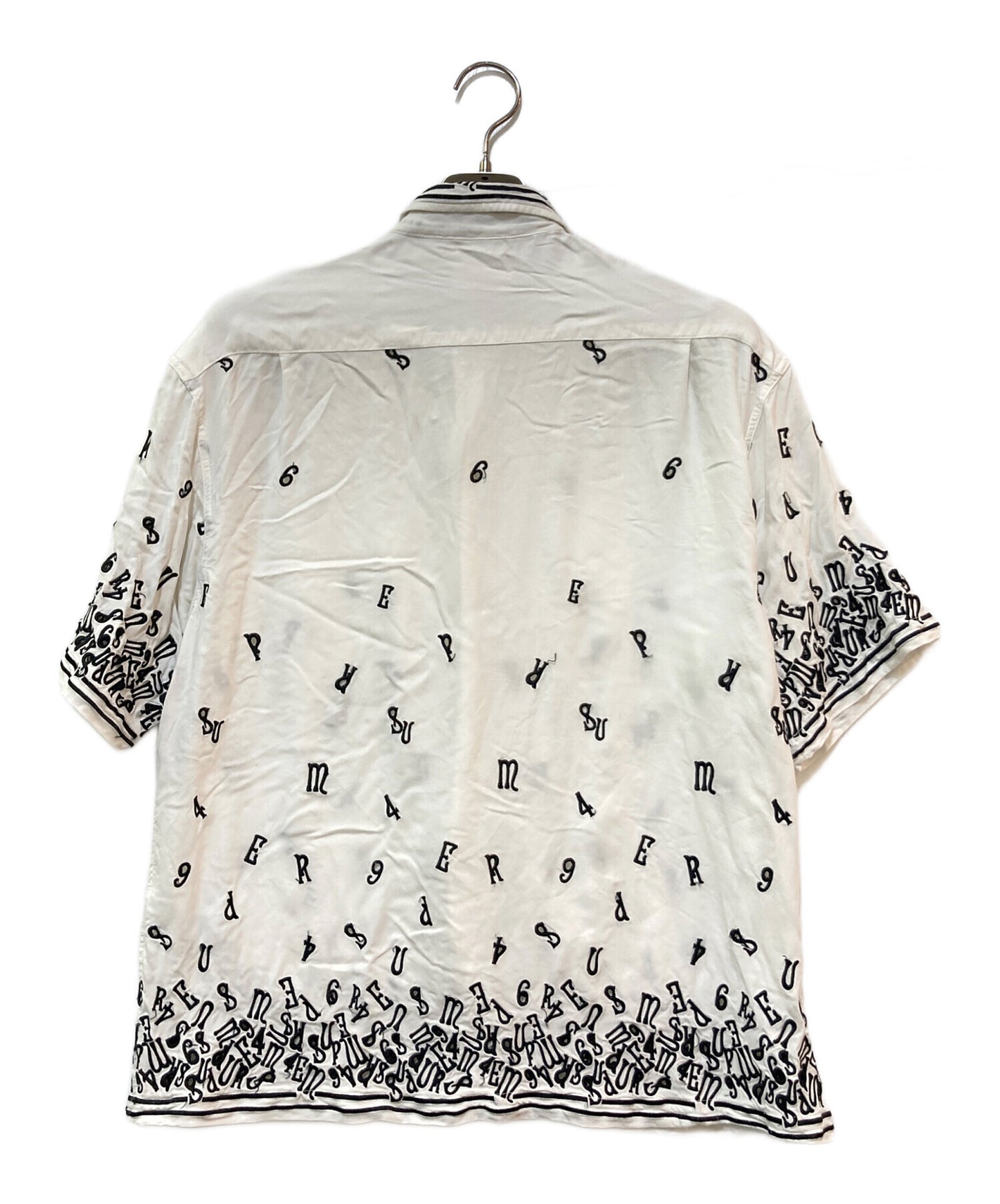 [Pre-owned] SUPREME Nouveau Embroidered S/S Shirt