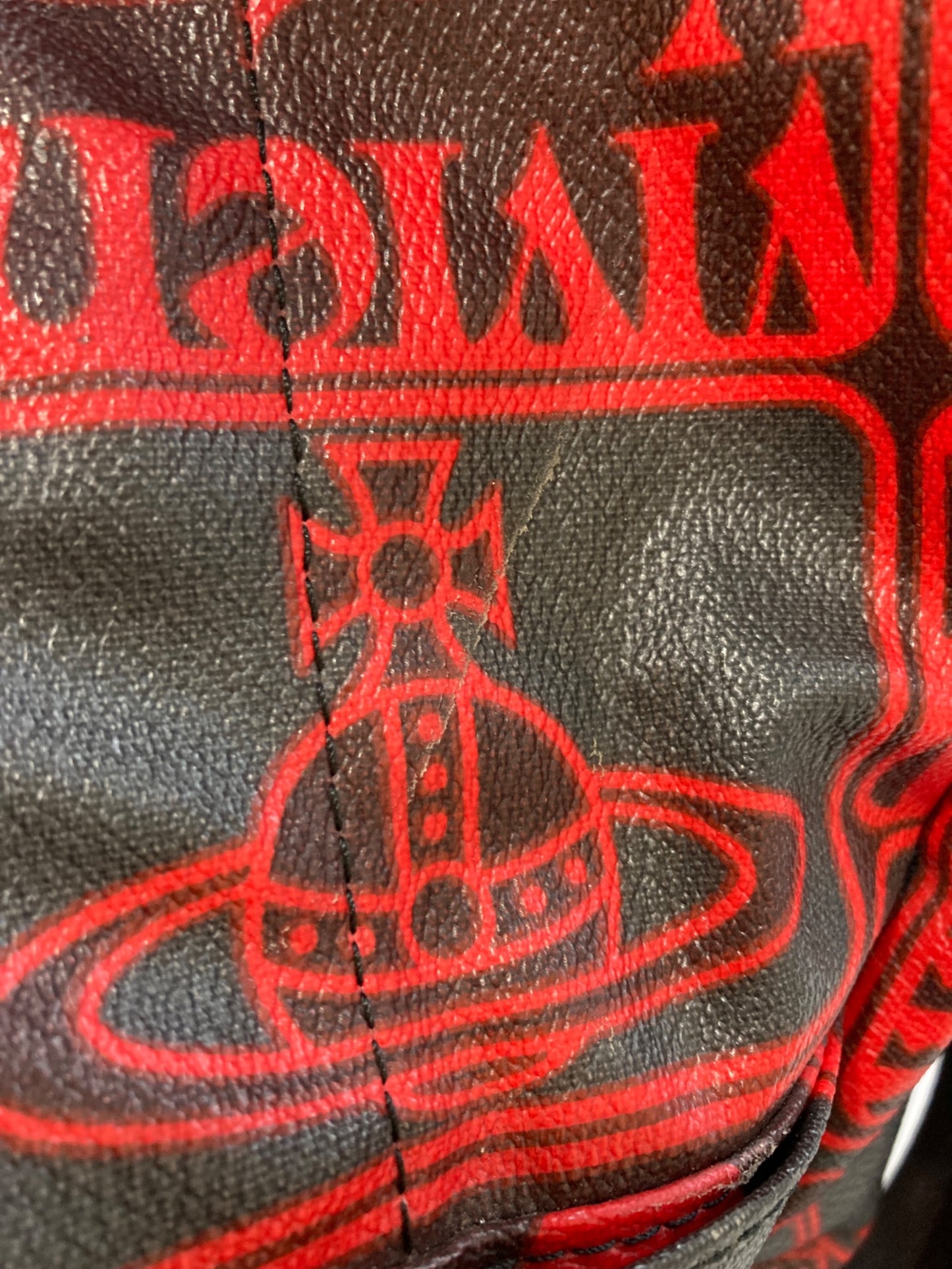 [Pre-owned] Vivienne Westwood Backpack with a full pattern design