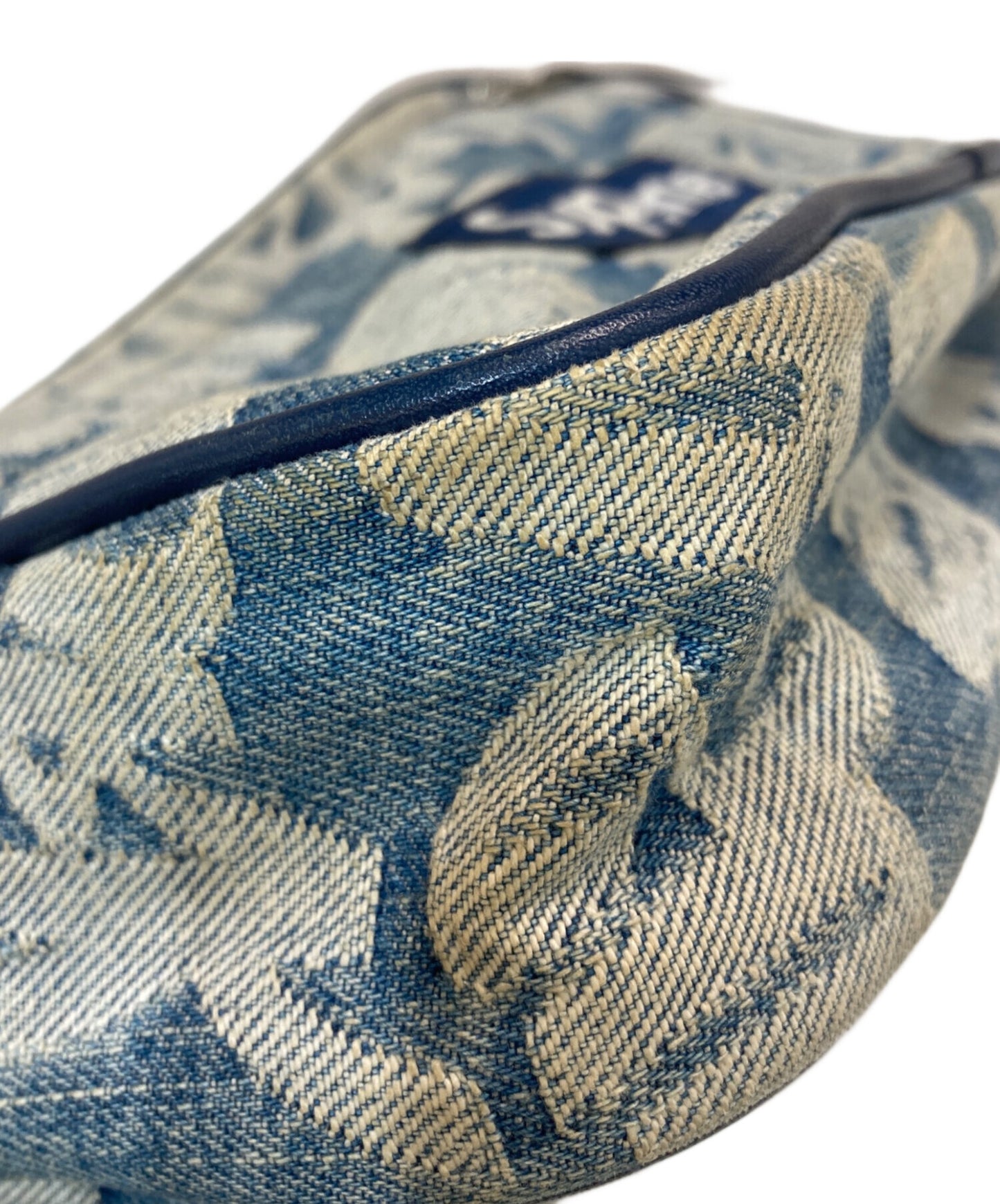 [Pre-owned] SUPREME Fat Tip Jacquard Denim Waist Bag