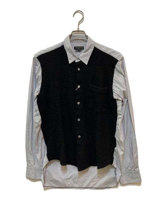 [Pre-owned] COMME des GARCONS HOMME PLUS Woolen Shrink-Knit Paneled Shirt PJ-B015