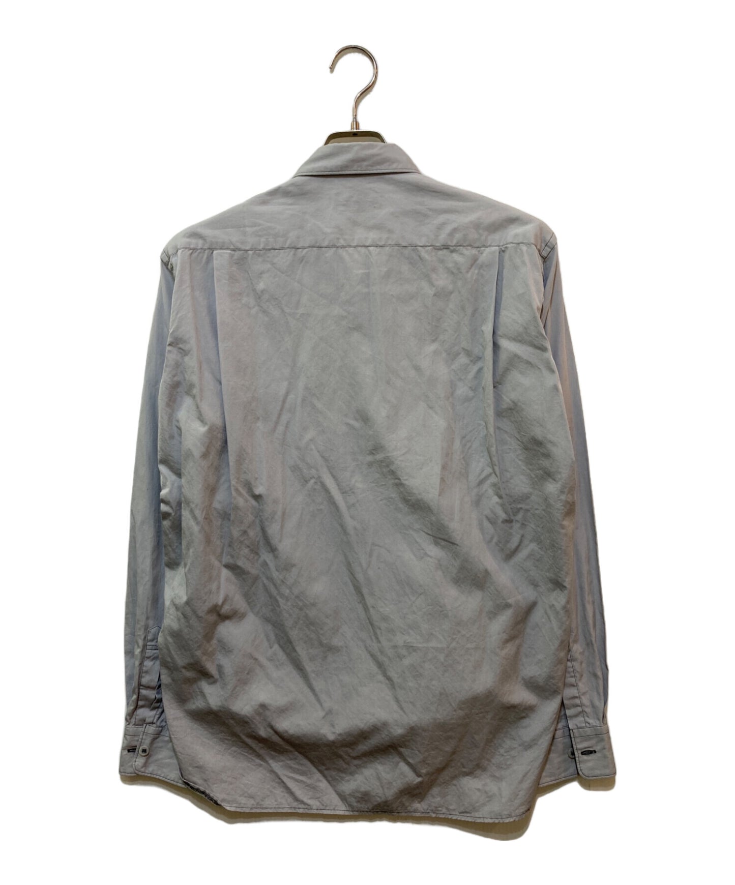 [Pre-owned] COMME des GARCONS HOMME PLUS Woolen Shrink-Knit Paneled Shirt PJ-B015