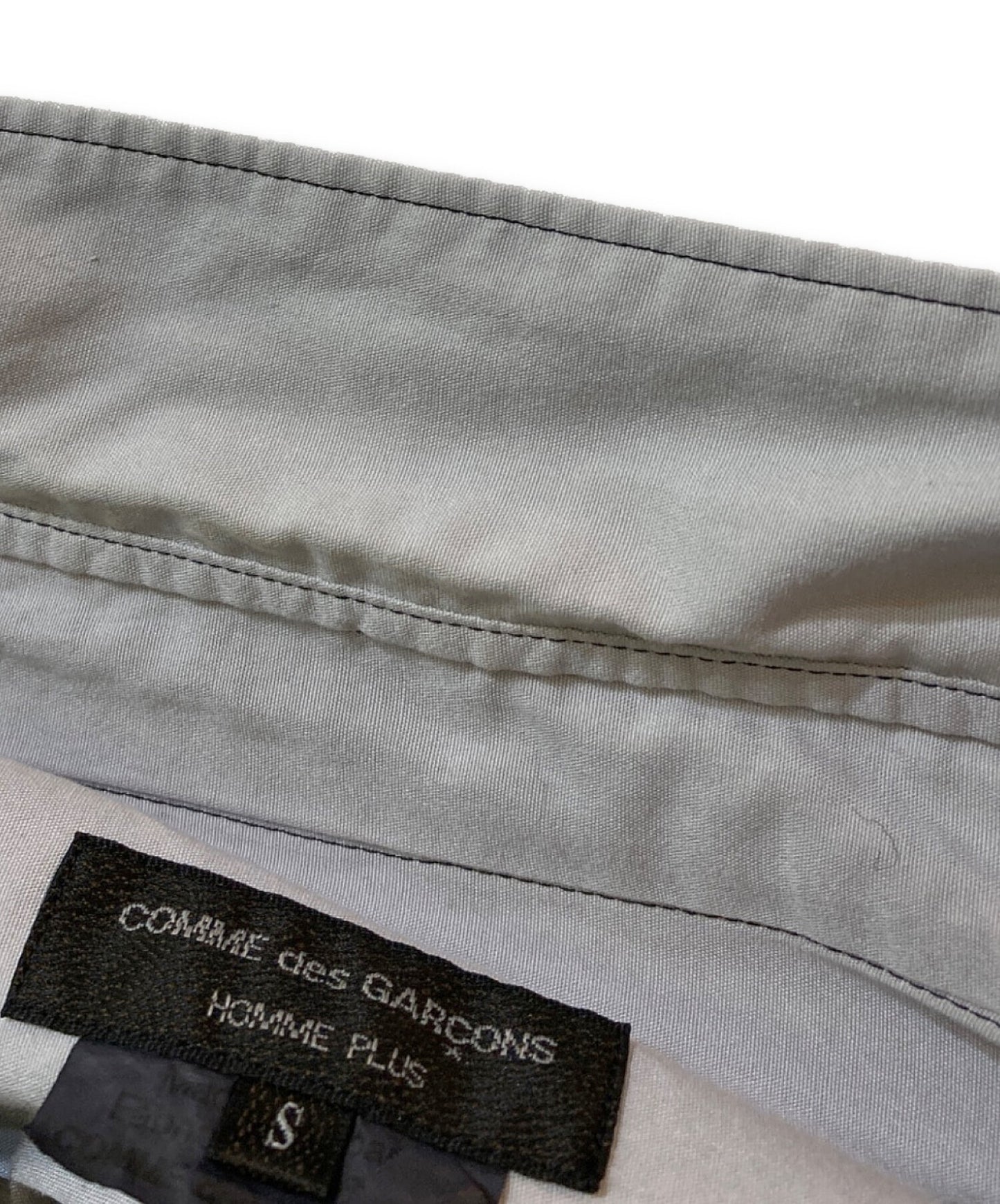 [Pre-owned] COMME des GARCONS HOMME PLUS Woolen Shrink-Knit Paneled Shirt PJ-B015