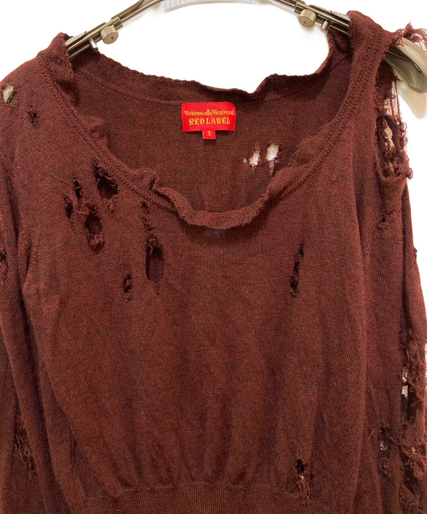 [Pre-owned] Vivienne Westwood RED LABEL Destroyed knit