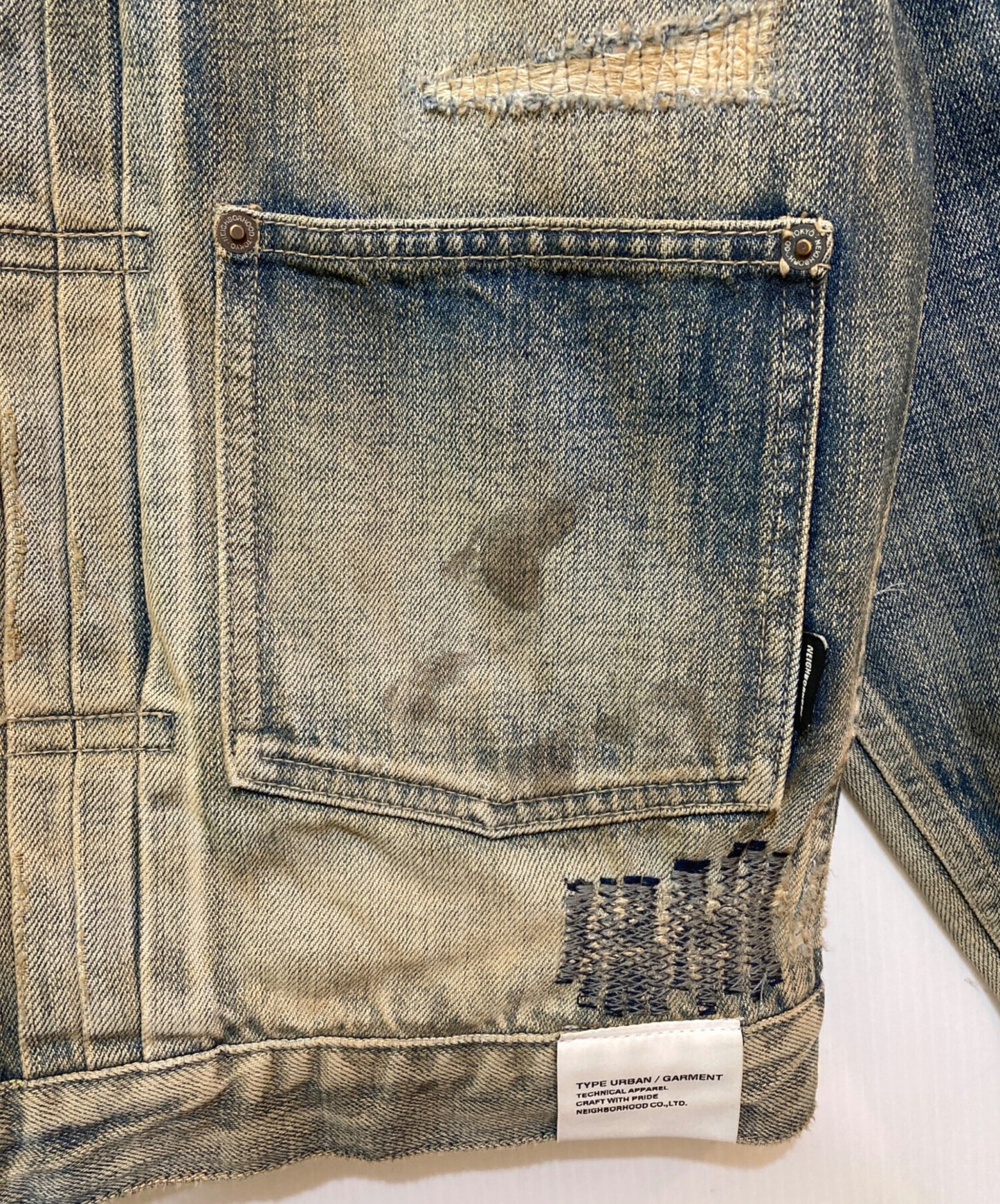 [Pre-owned] NEIGHBORHOOD SAVAGE DENIM TYPE-1 JACKET 251XBNH-JKM01