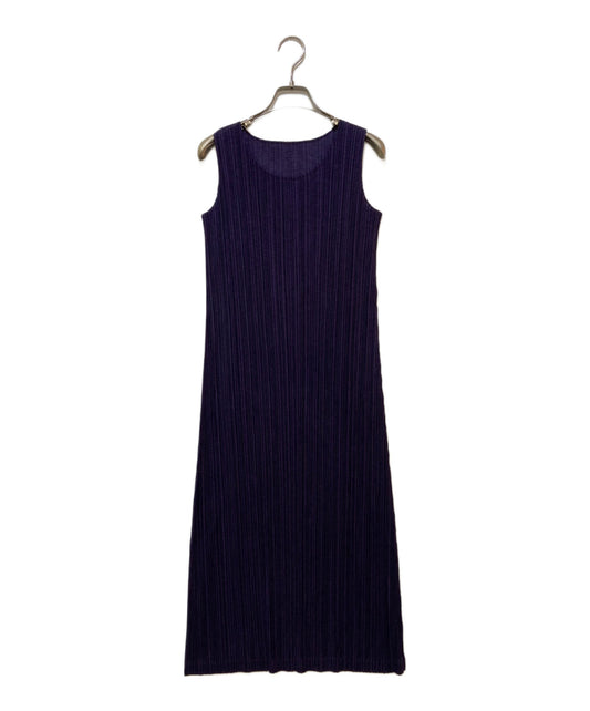 [Pre-owned] PLEATS PLEASE Pleated sleeveless dress PP93-JH445 PP93-JH445