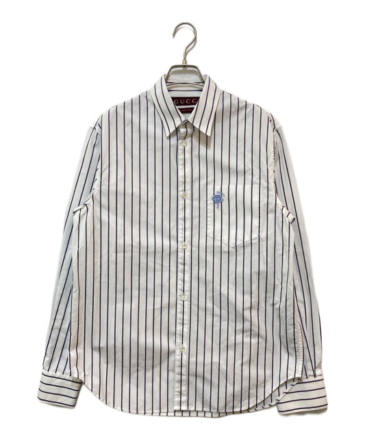 [Pre-owned] GUCCI Embroidered Poplin Shirt 814552