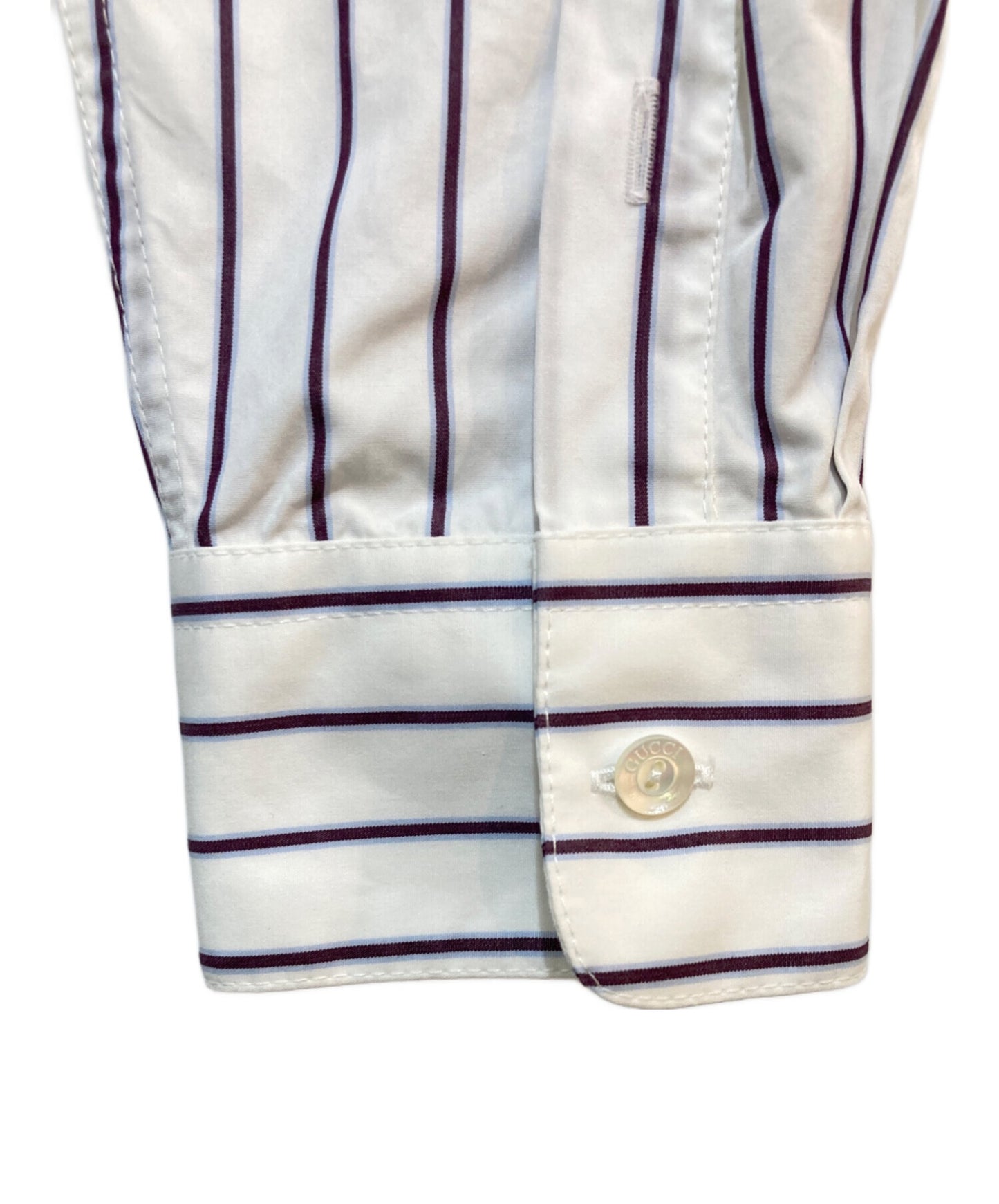 [Pre-owned] GUCCI Embroidered Poplin Shirt 814552