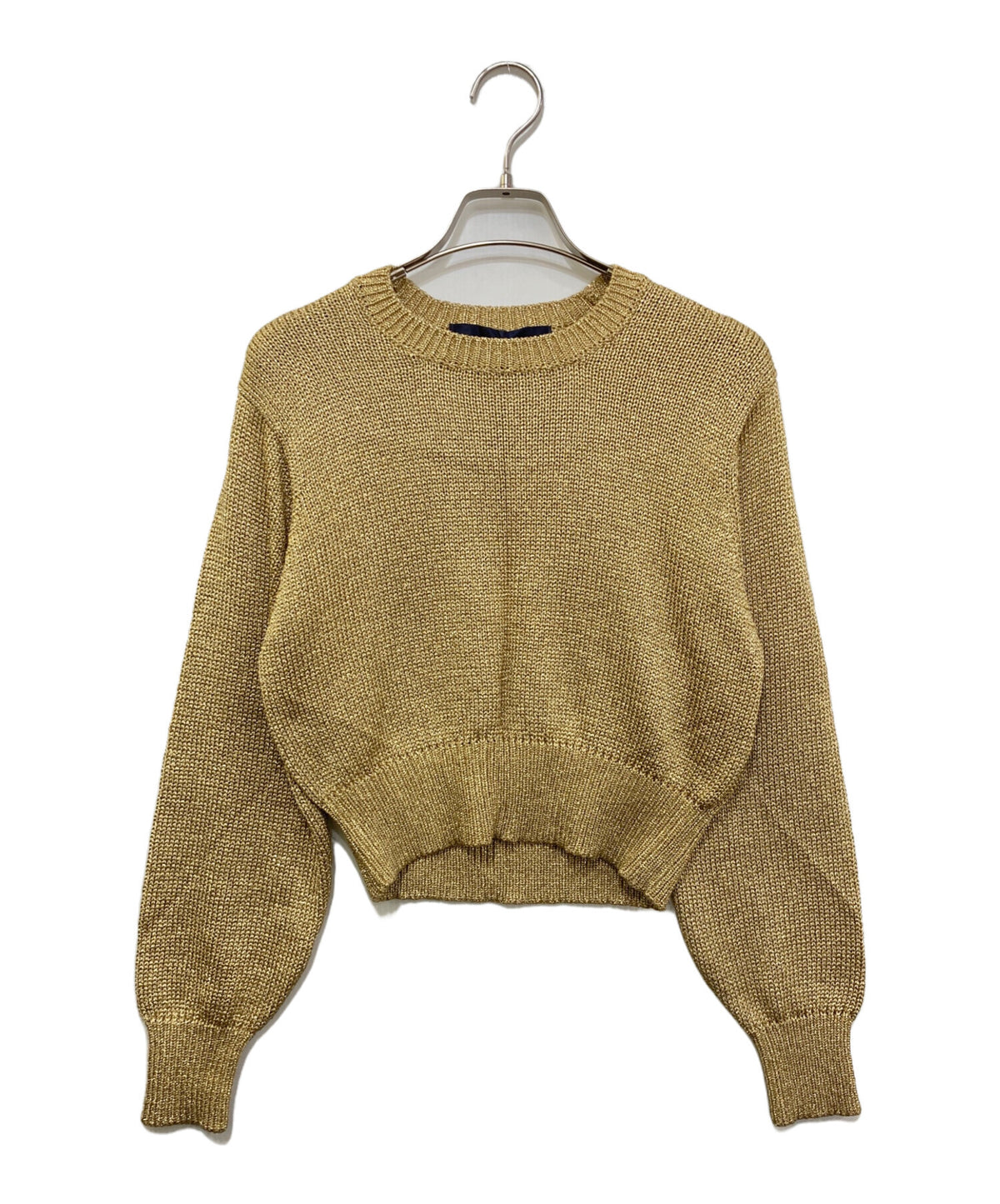 [Pre-owned] COMME des GARCONS 80's-90's rayon poly-lamé knit KN-950010