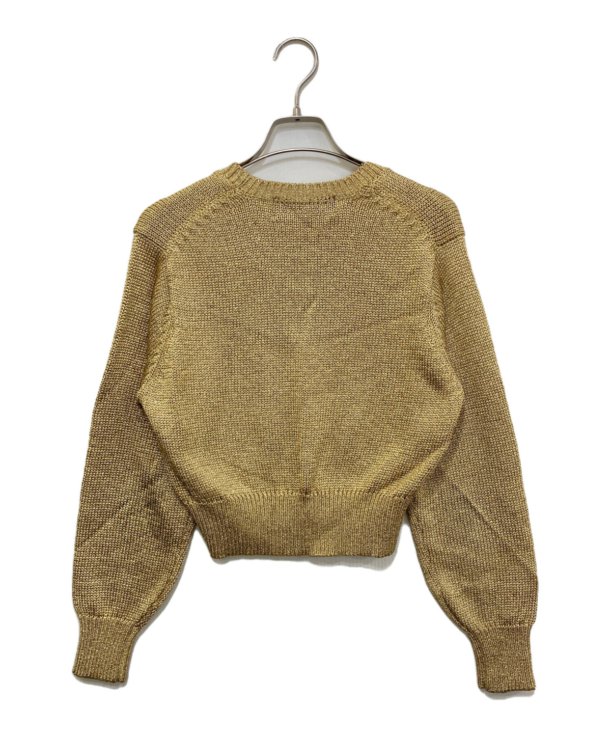 [Pre-owned] COMME des GARCONS 80's-90's rayon poly-lamé knit KN-950010