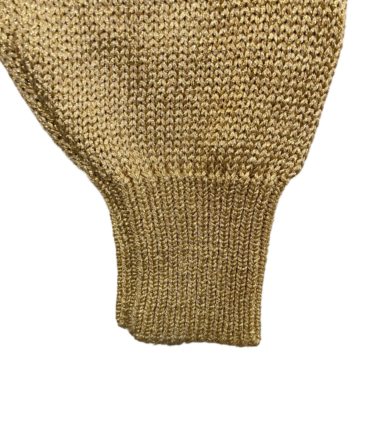 [Pre-owned] COMME des GARCONS 80's-90's rayon poly-lamé knit KN-950010