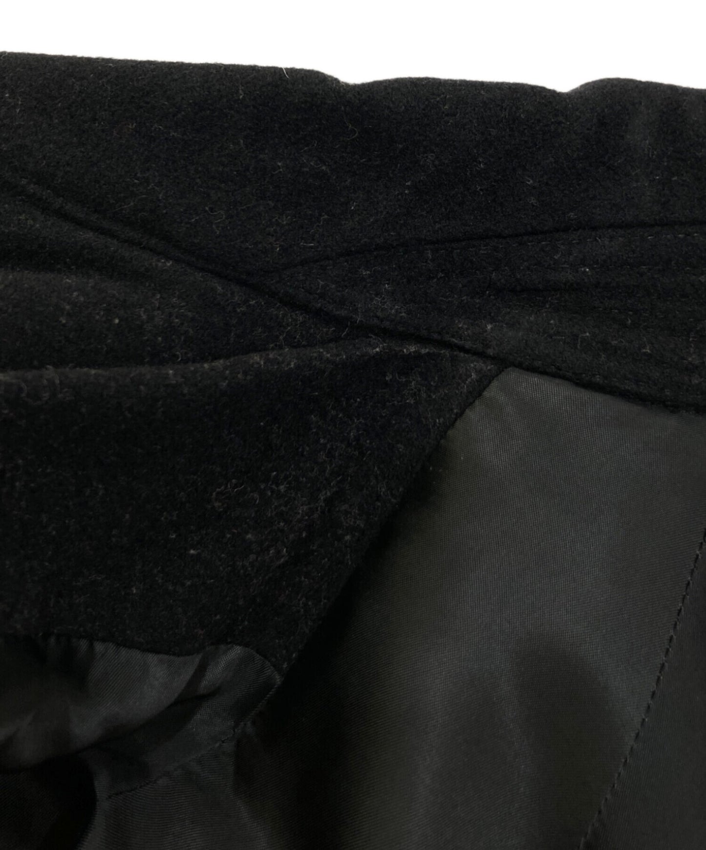 [Pre-owned] Y's Wool Melton Stencil Collar Coat YT-C75-136 YT-C75-136