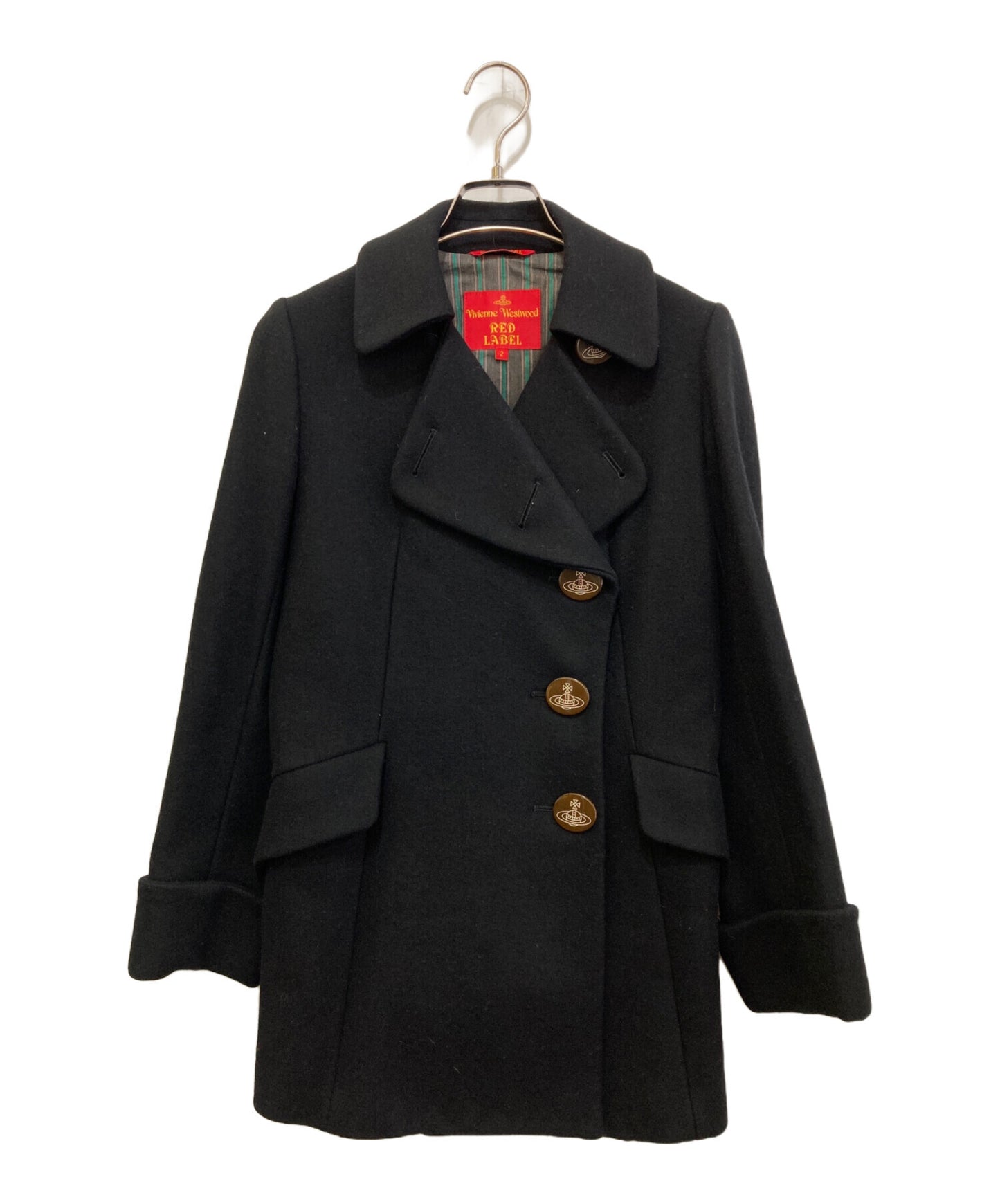 [Pre-owned] Vivienne Westwood RED LABEL Orb Button Wool Melton Coat JC357-01-67501JJ JC357-01-67501JJ