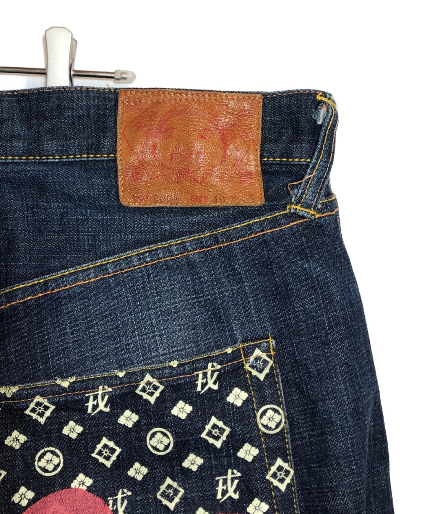 [Pre-owned] EVISU 2001 selvage denim pants