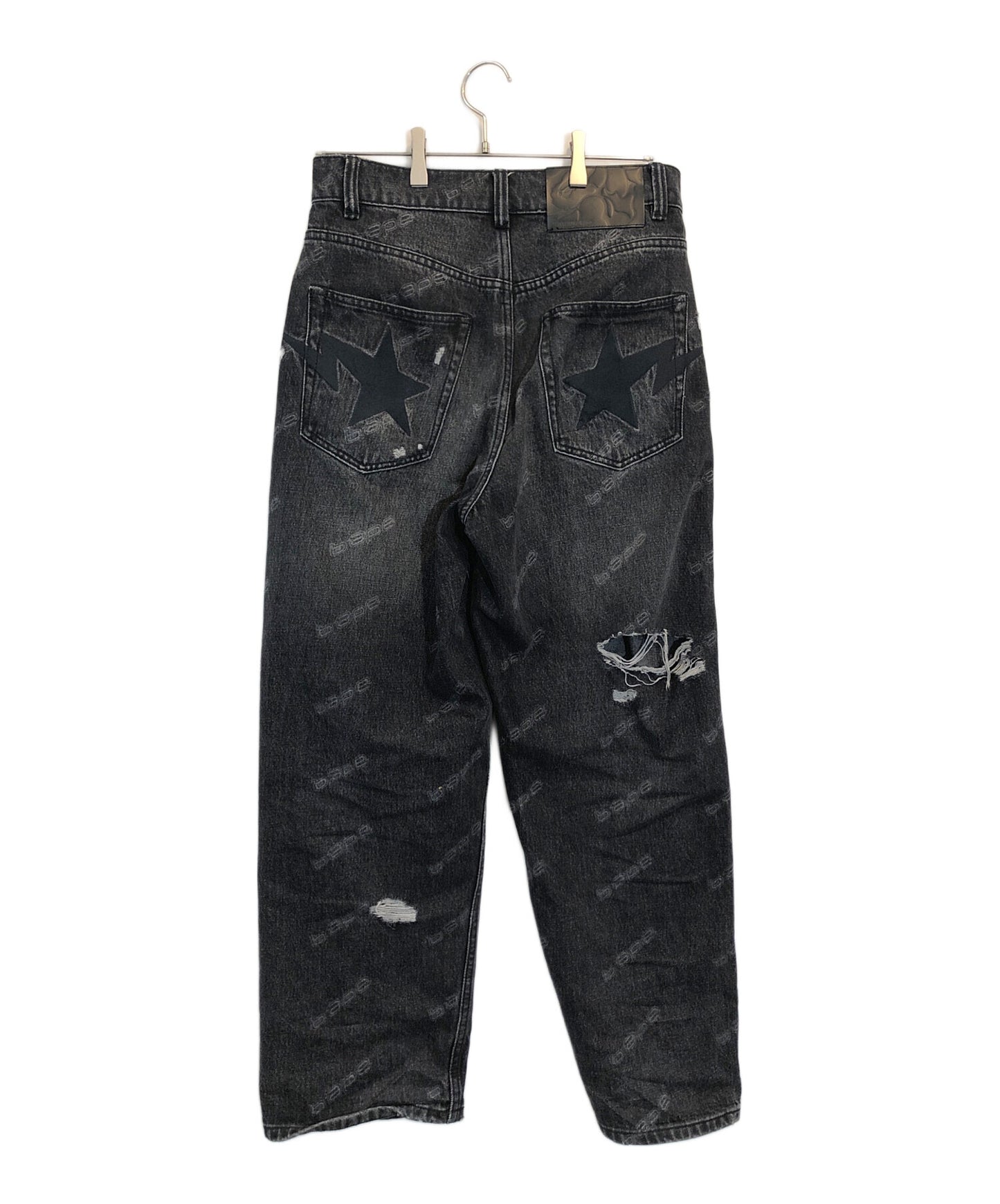 [Pre-owned] A BATHING APE Damaged denim pants OZXJNM150301M