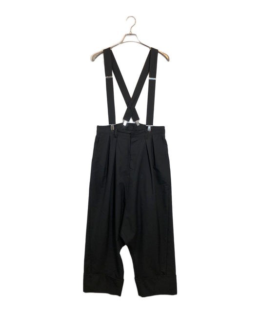 [Pre-owned] GROUND Y Gabba suspender mackin sarouel pants GS-P01-100