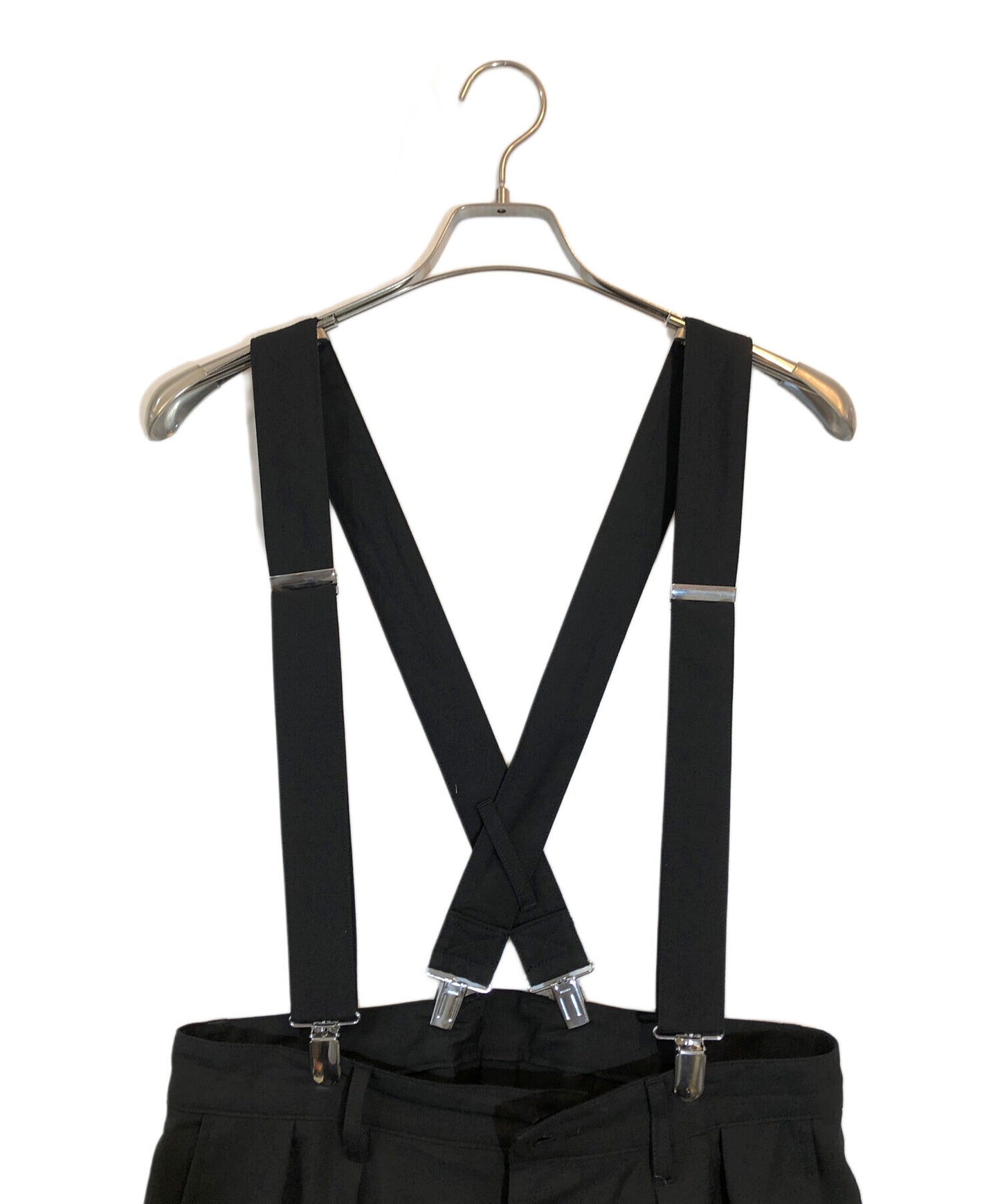 [Pre-owned] GROUND Y Gabba suspender mackin sarouel pants GS-P01-100