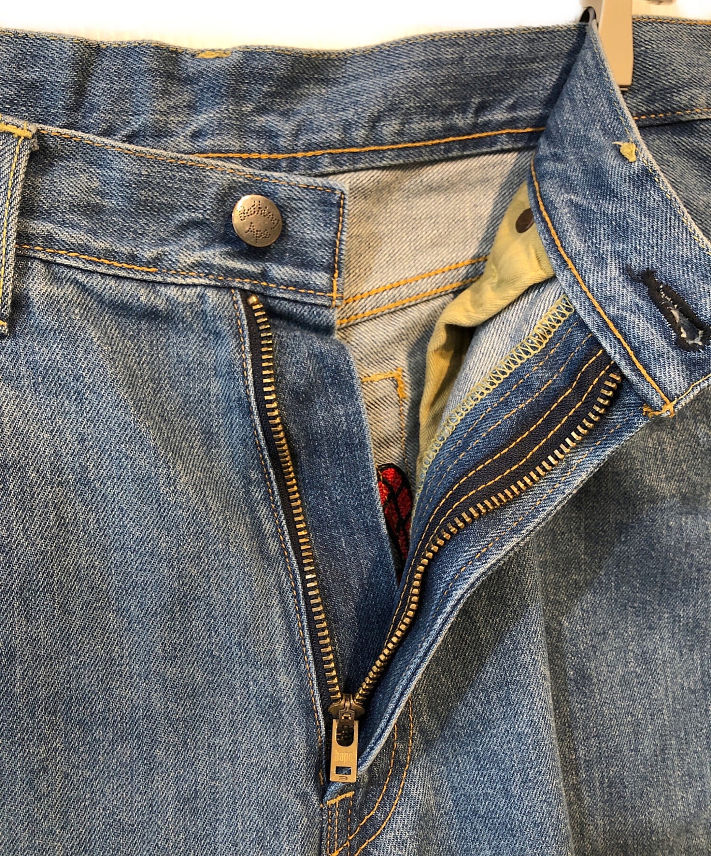 [Pre-owned] A BATHING APE CHAMPION REGULAR FIT DENIM PANTS 001DPK221002F/0ZXJNM150002M