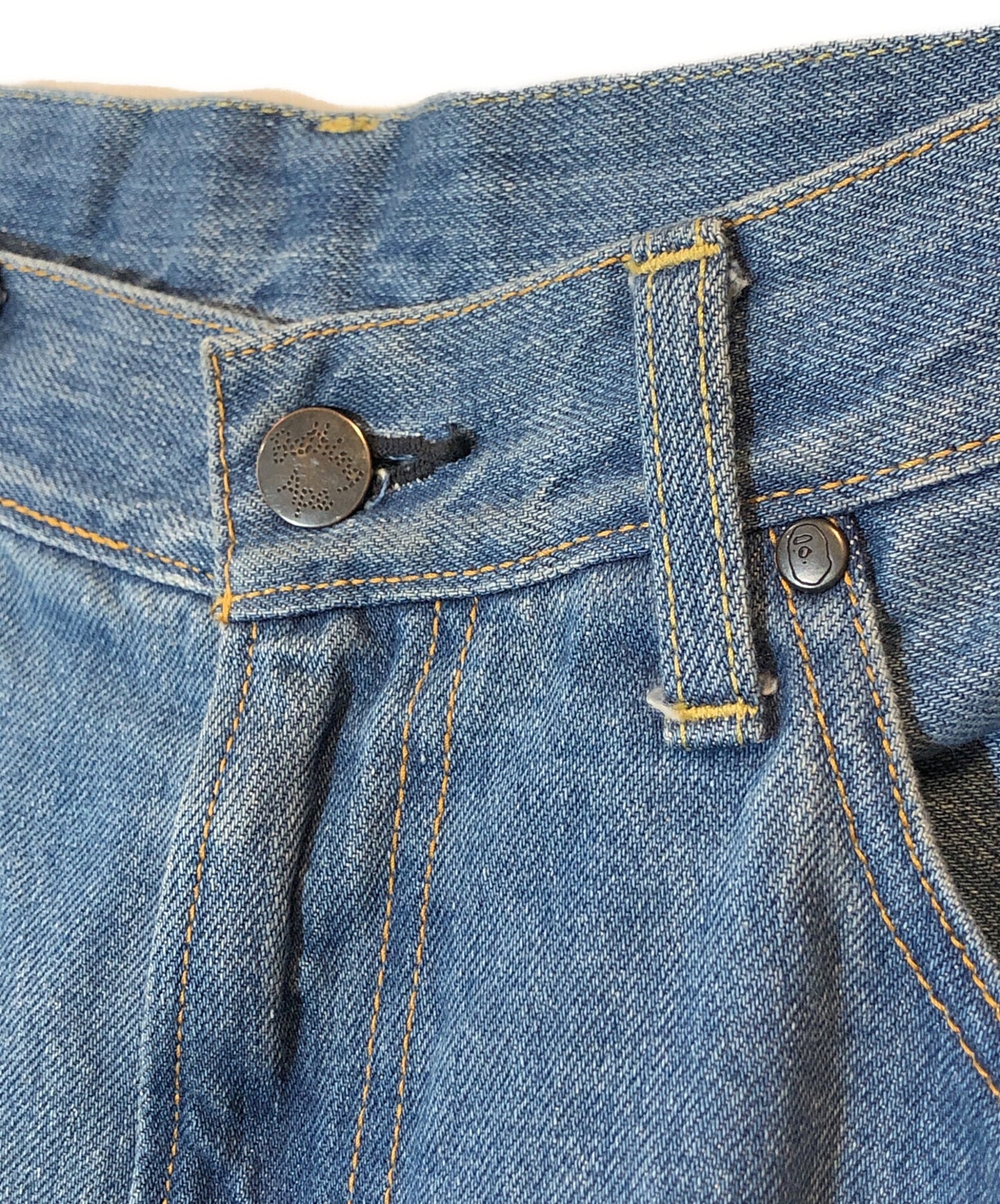 [Pre-owned] A BATHING APE CHAMPION REGULAR FIT DENIM PANTS 001DPK221002F/0ZXJNM150002M