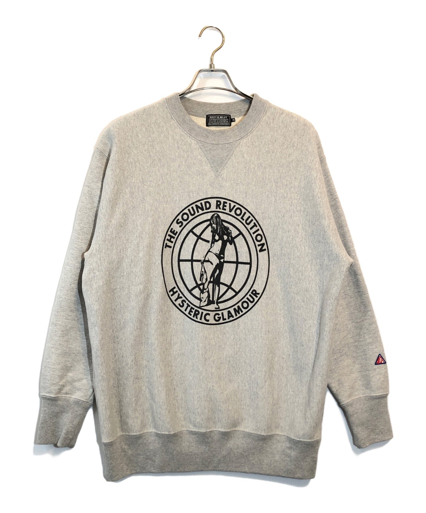 [Pre-owned] Hysteric Glamour SOUND REVOLUTION Oversized Sweatshirt 02221CS05