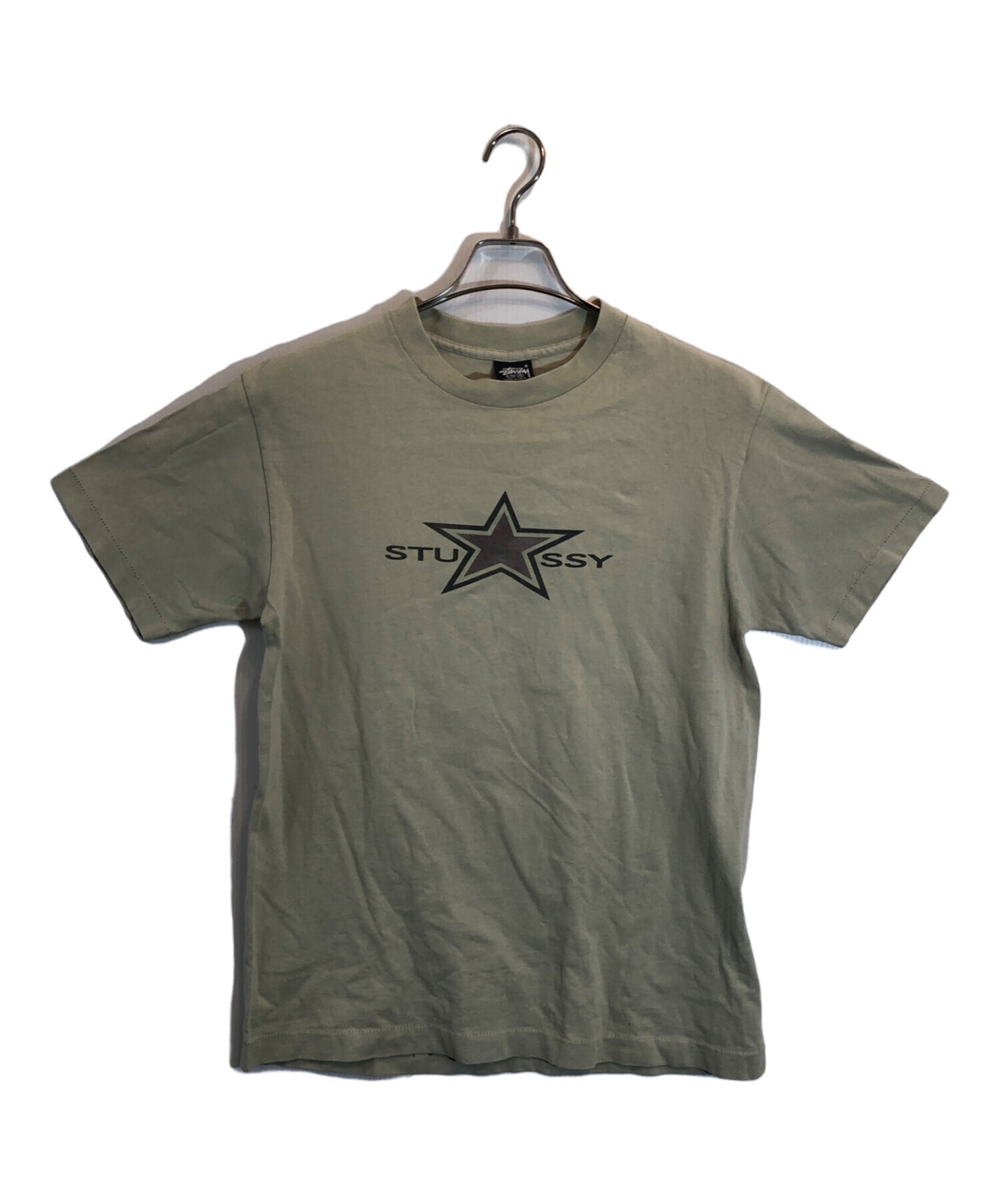 [Pre-owned] stussy 80s Star Double-Sided Print T-Shirt