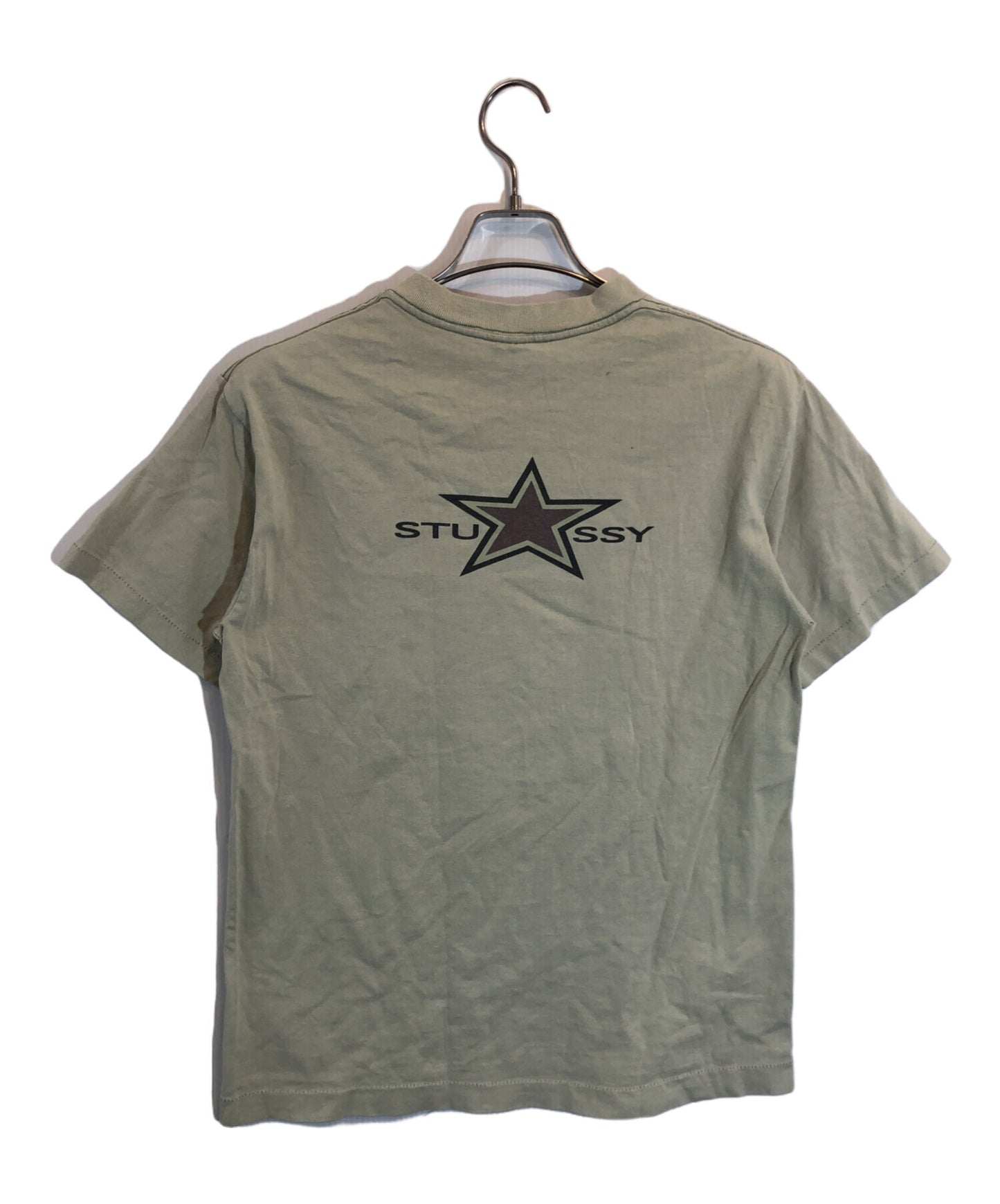 [Pre-owned] stussy 80s Star Double-Sided Print T-Shirt