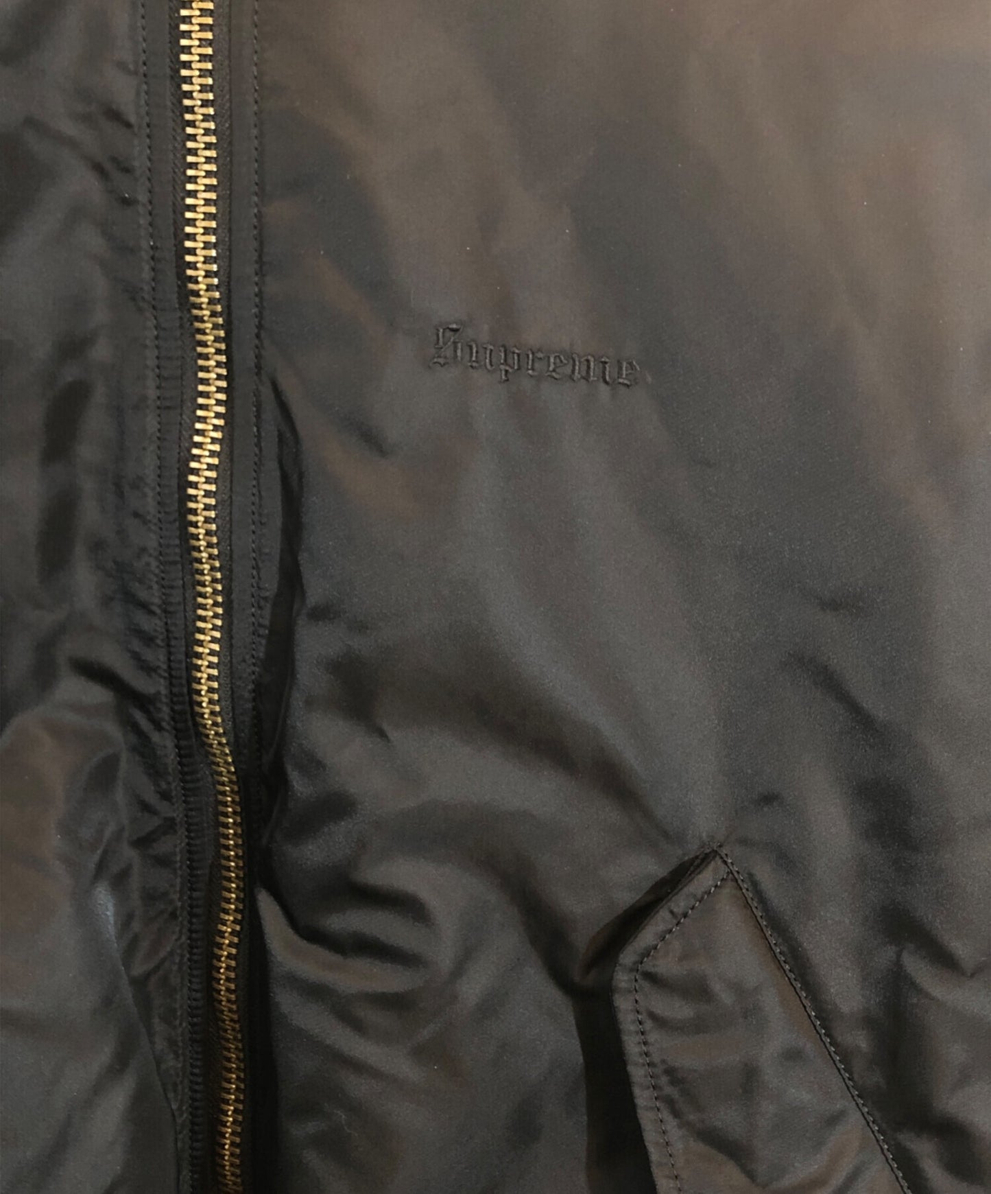 [Pre-owned] SUPREME Faux Fur Reversible MA1 FW22J80