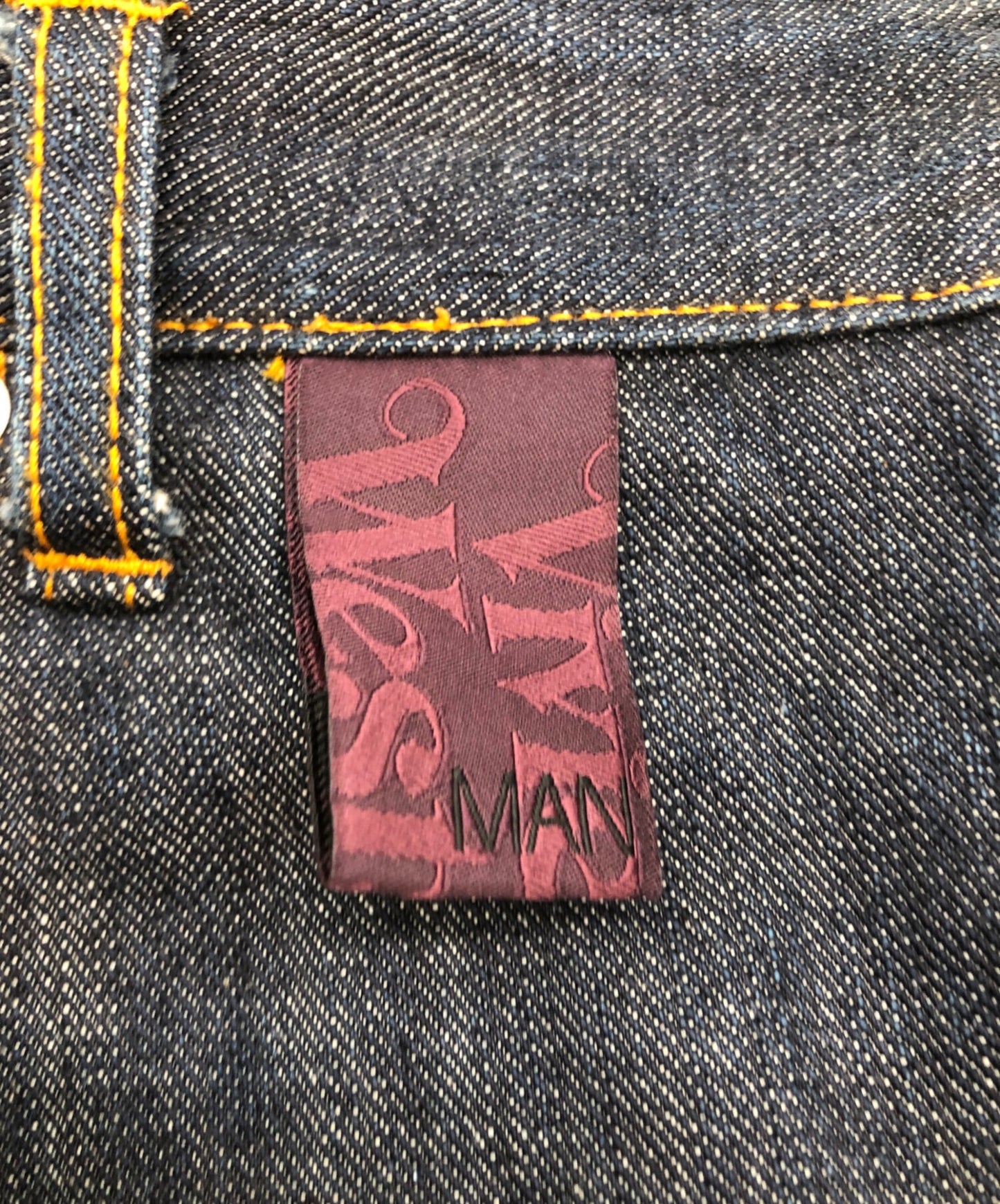 [Pre-owned] Vivienne Westwood man Banana Curve Denim Pants 4145-1794