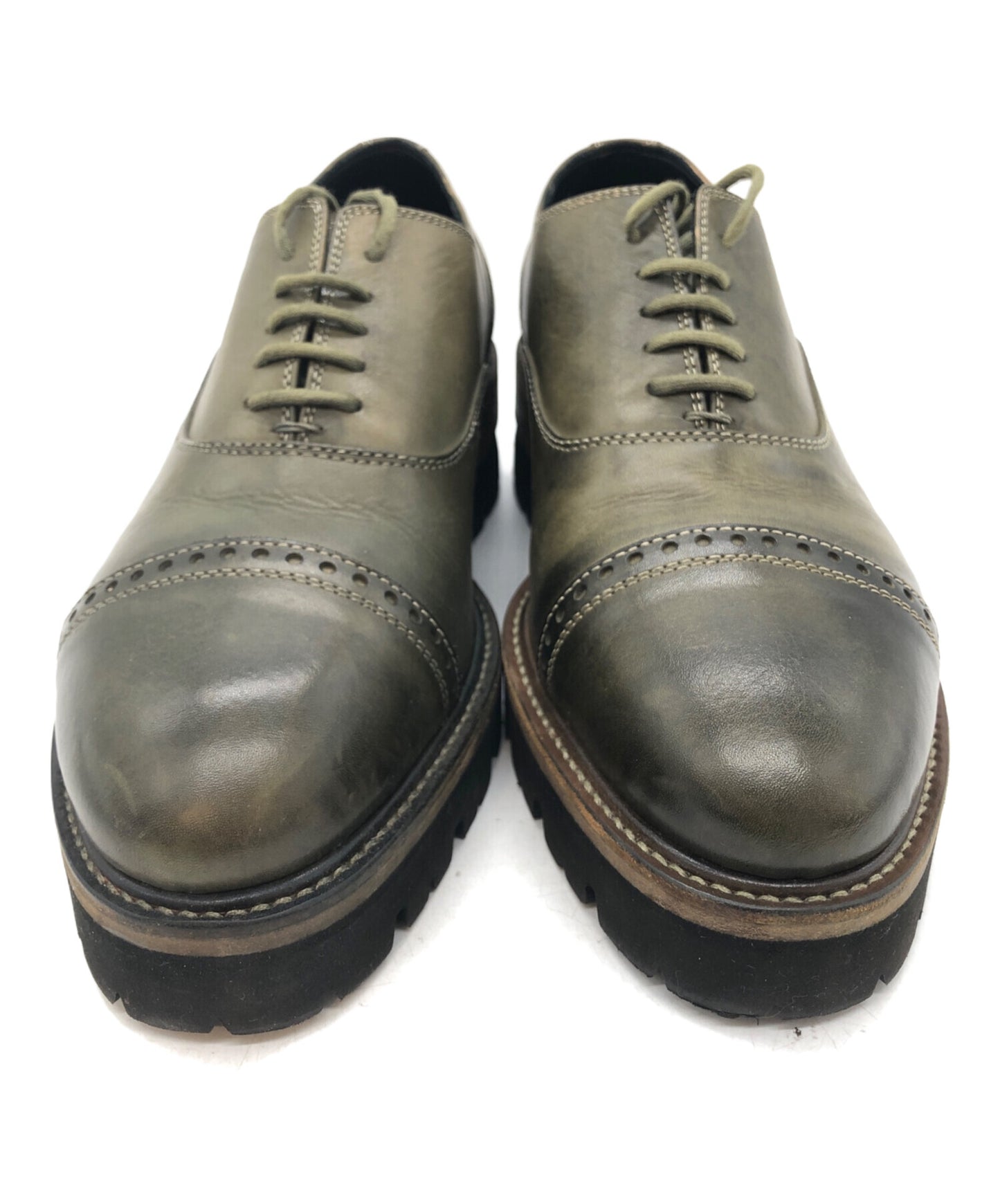 [Pre-owned] MIHARA YASUHIRO stacked heel shoes 63200300