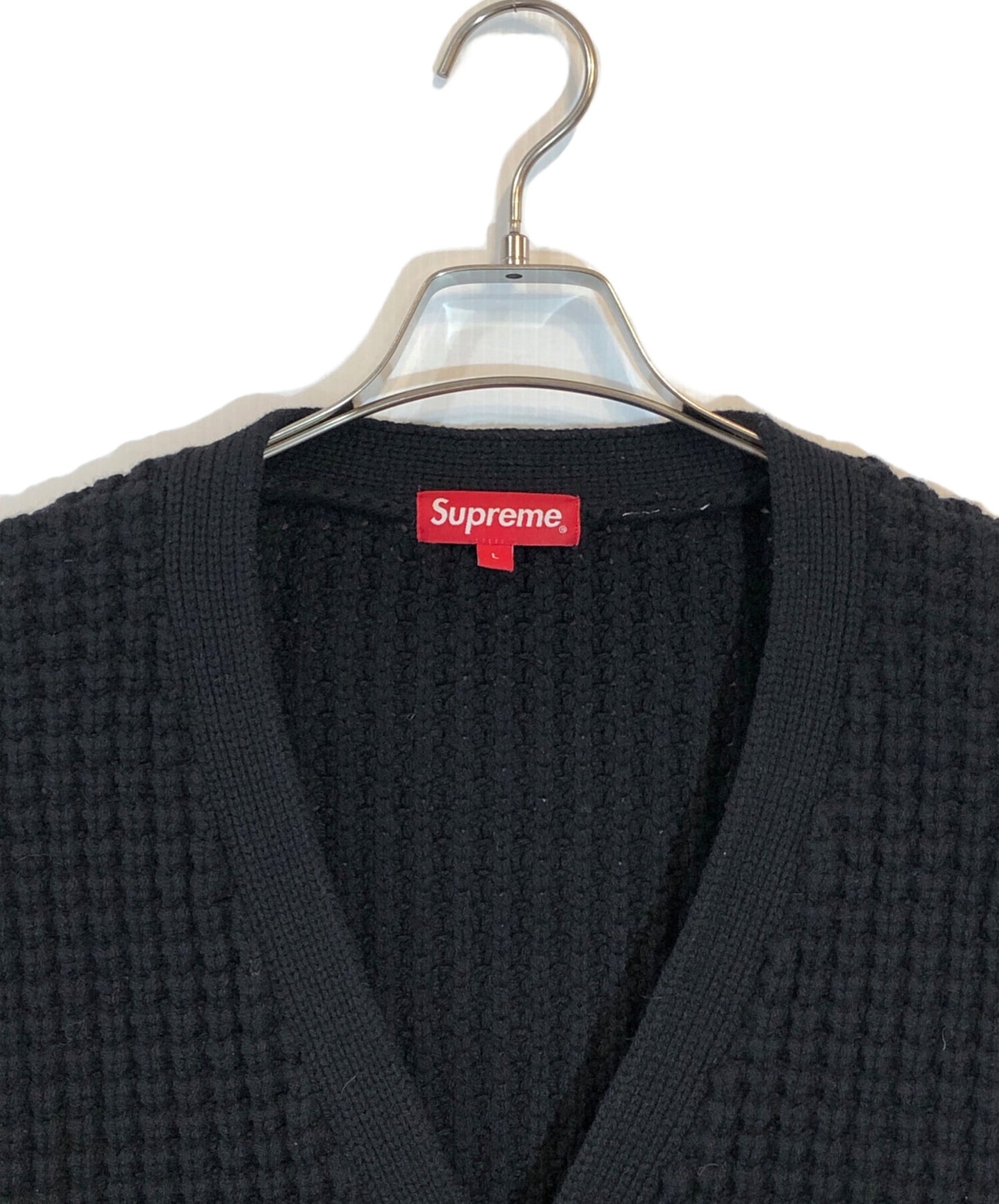 [Pre-owned] SUPREME Waffle Knit Cardigan