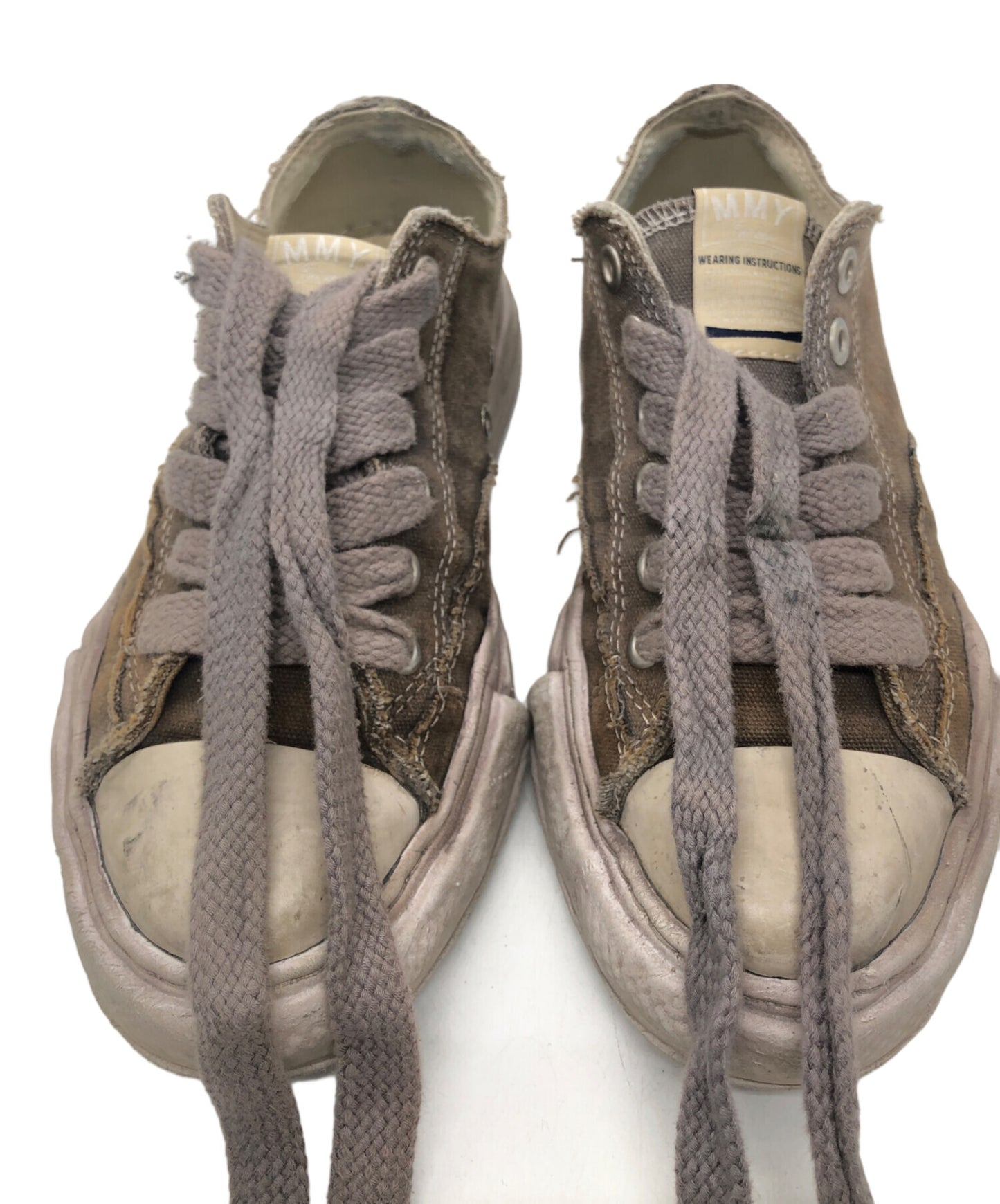 [Pre-owned] Maison MIHARA YASUHIRO PETERSON OG Sole Canvas Low-top Sneaker C12FW717