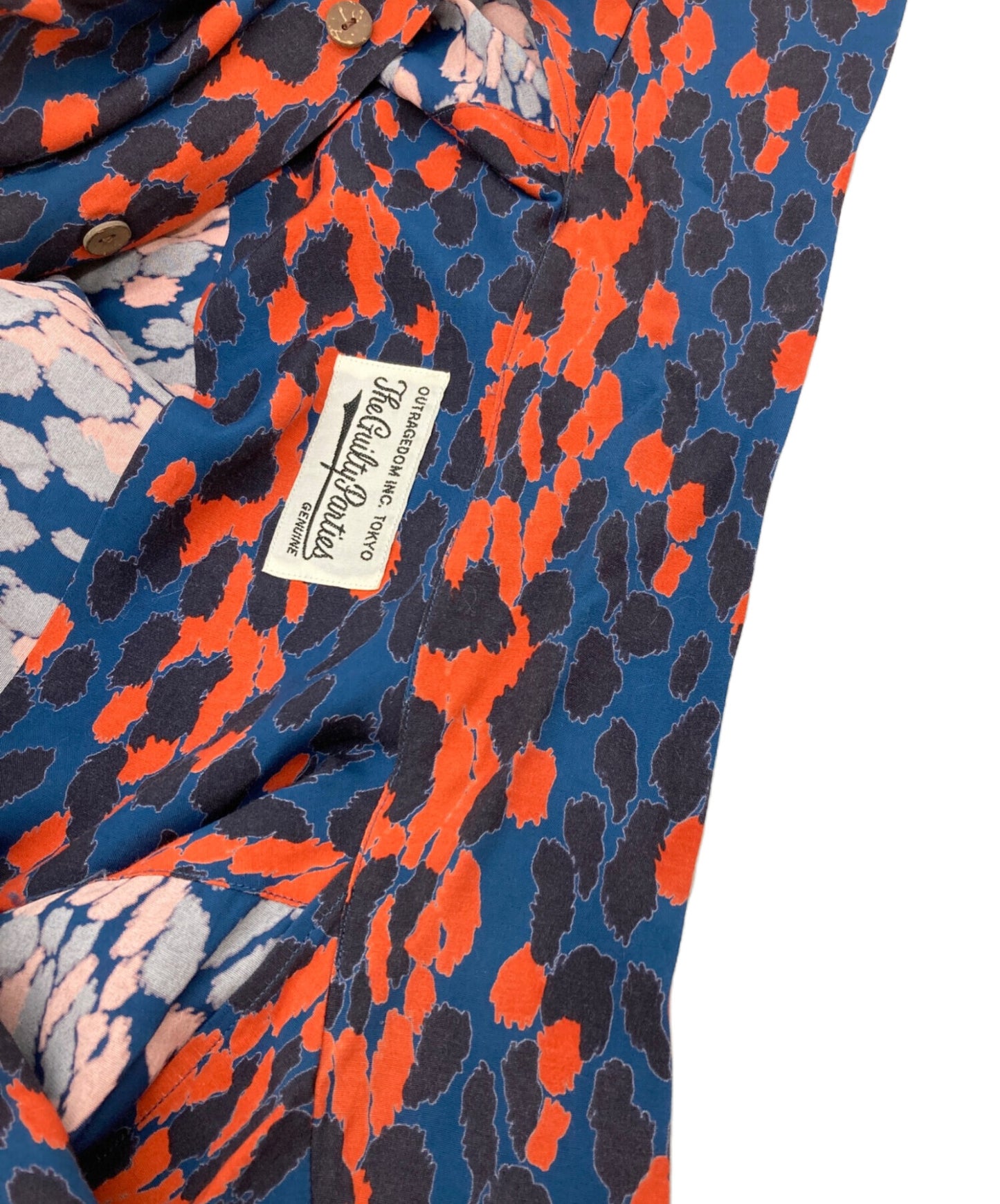 [Pre-owned] WACKO MARIA LEOPARD HAWAIIAN SHIRT