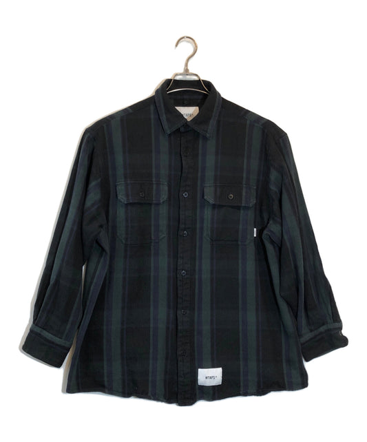[Pre-owned] WTAPS DECK FLANNEL TEXTILE Shirt 212TQDT-SHM05