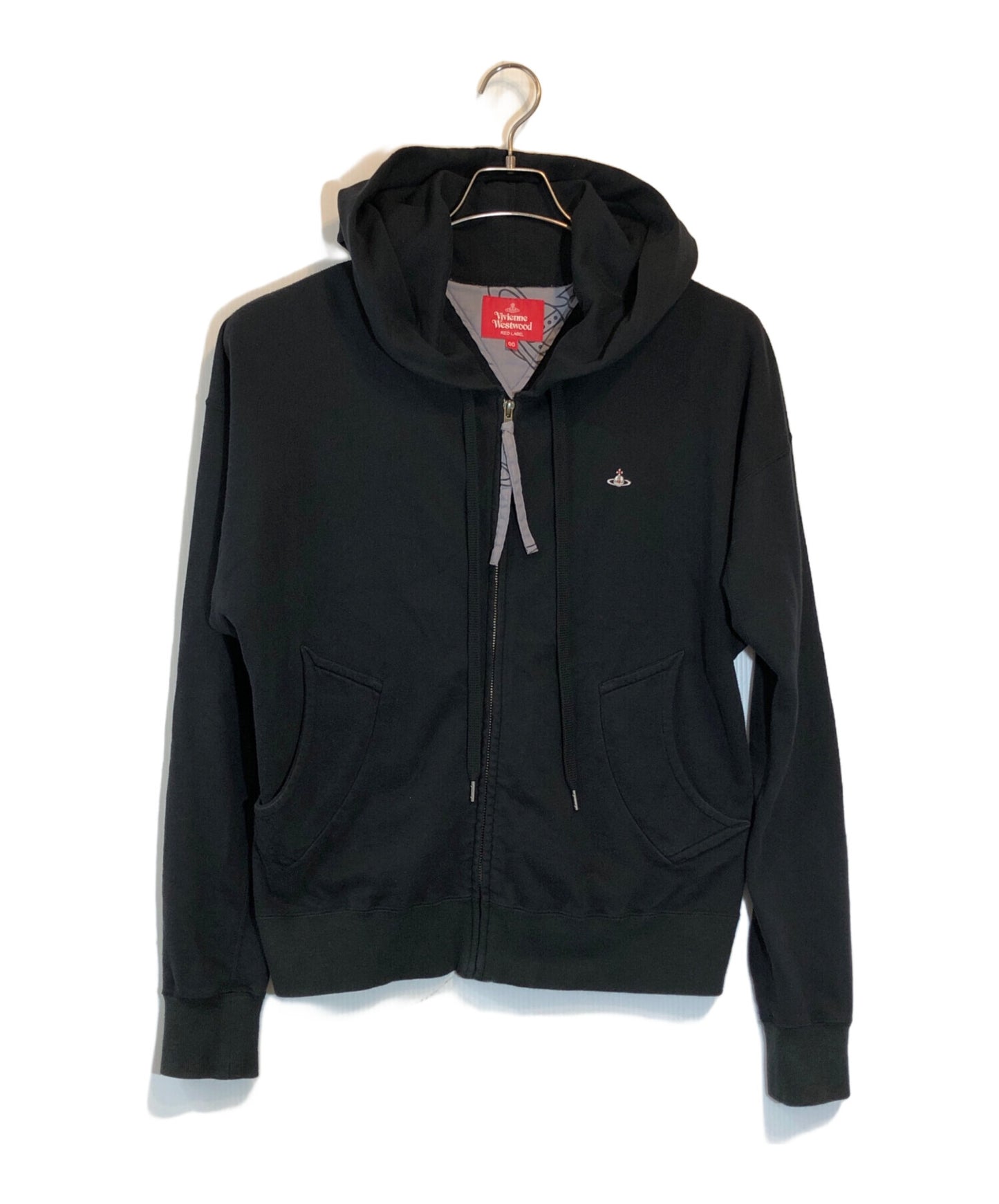 [Pre-owned] Vivienne Westwood RED LABEL Transforming Orb Embroidery Zip Hoodie 16-12-301040