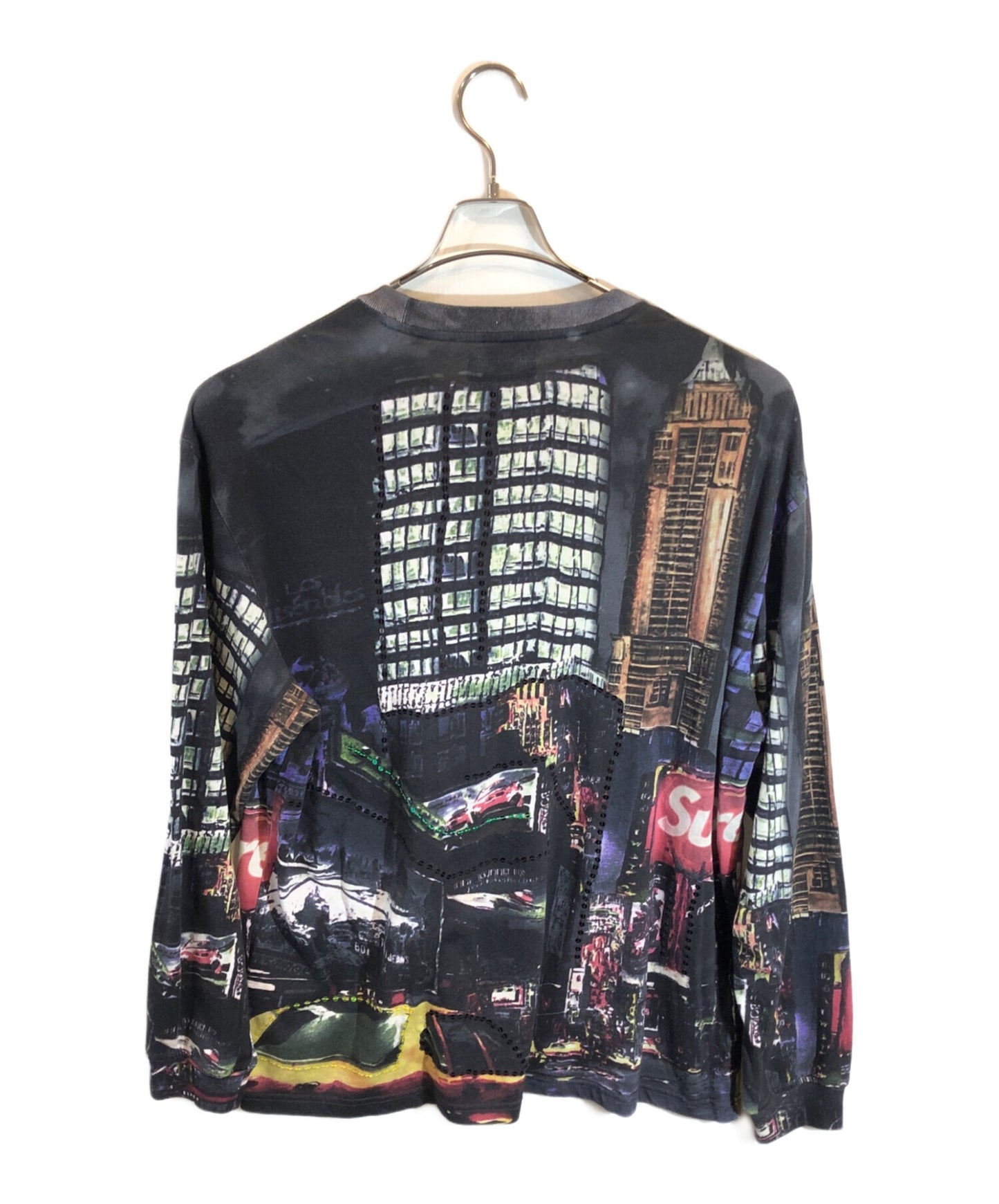 [Pre-owned] SUPREME SKYLINE SEQUIN L/S TOP