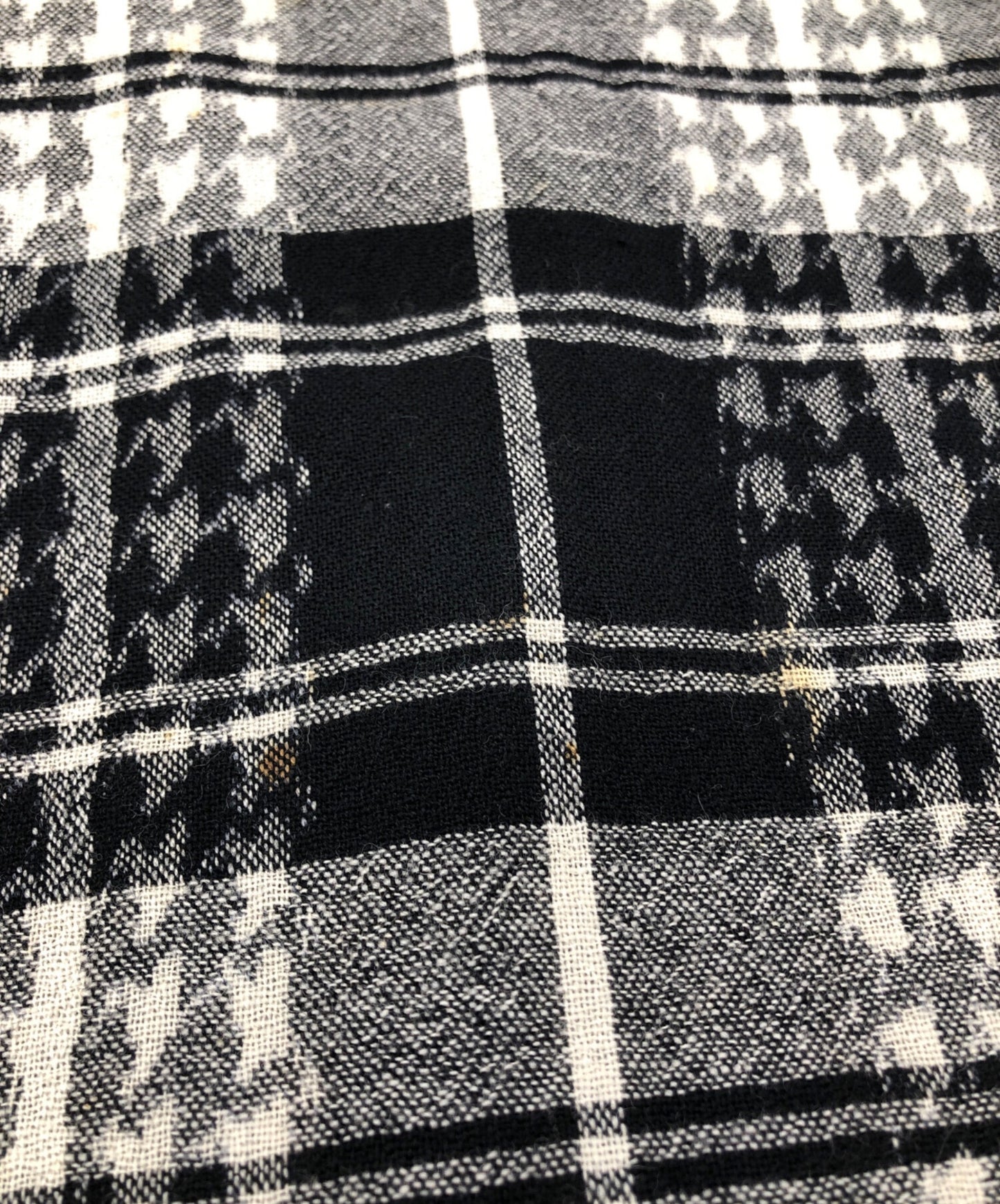 [Pre-owned] tricot COMME des GARCONS Hound's tooth velvet skirt