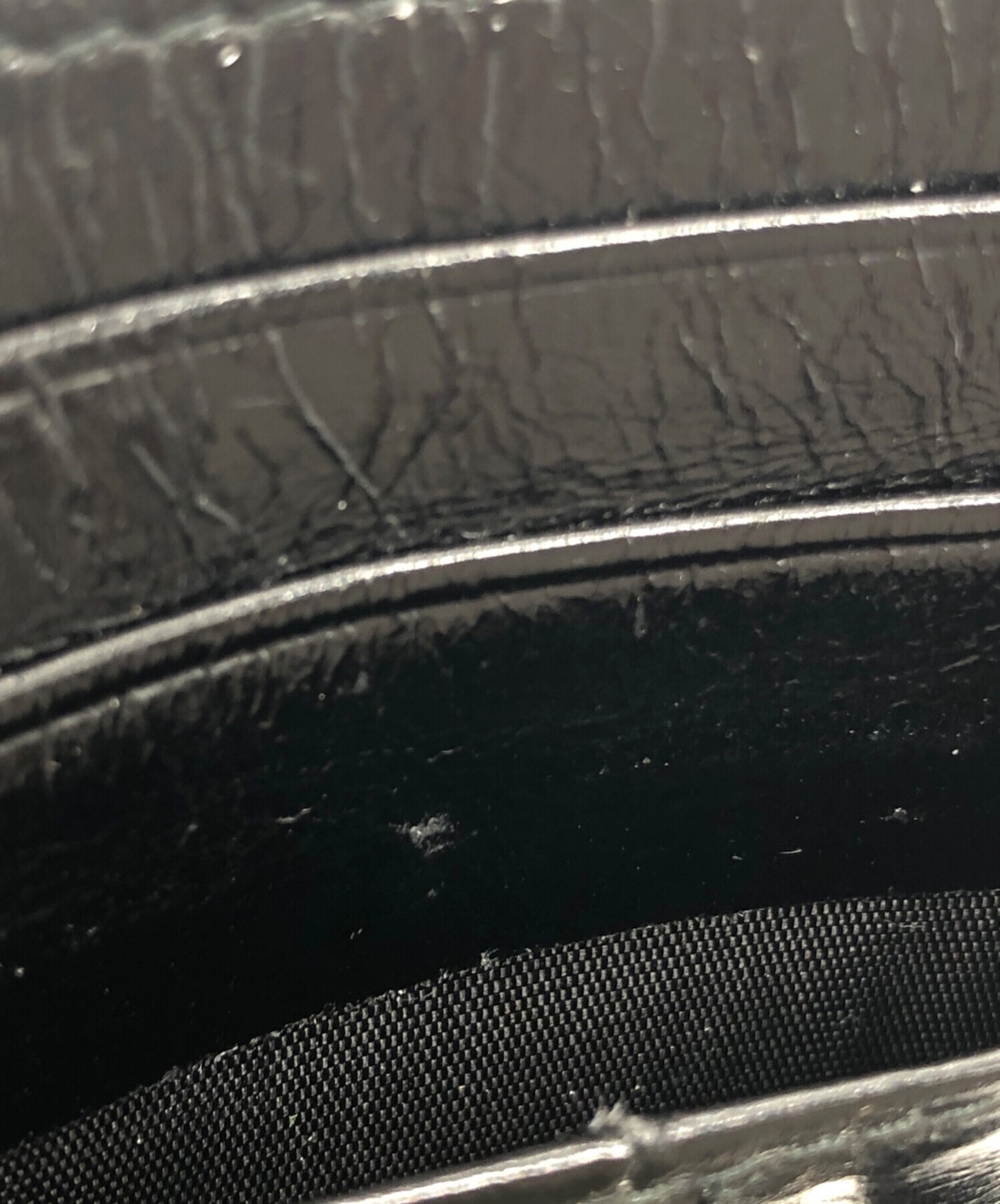 [Pre-owned] PRADA Leather Card Case 2MC025