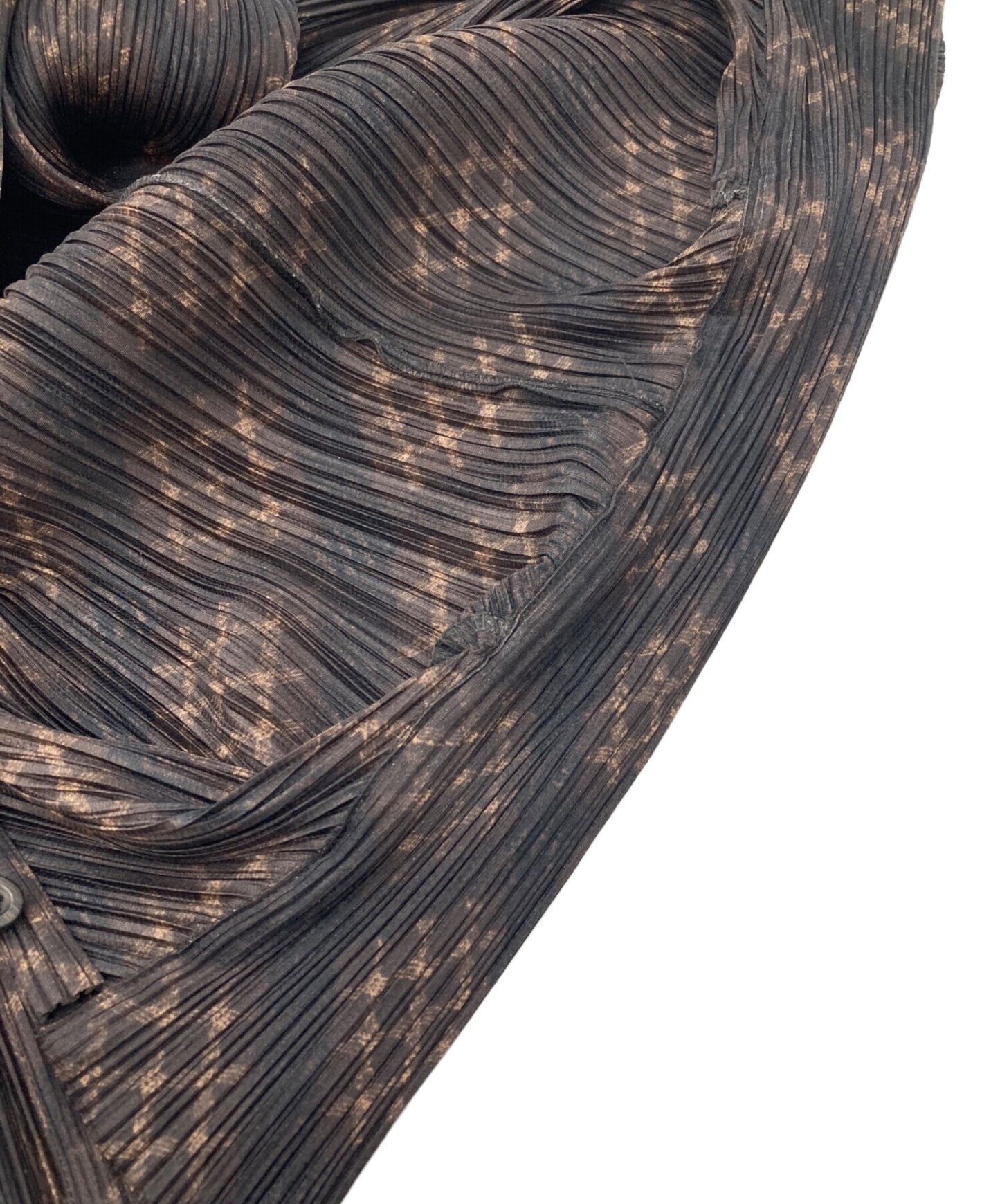 [Pre-owned] PLEATS PLEASE Bias Check Pleated Dress PP94-JK661