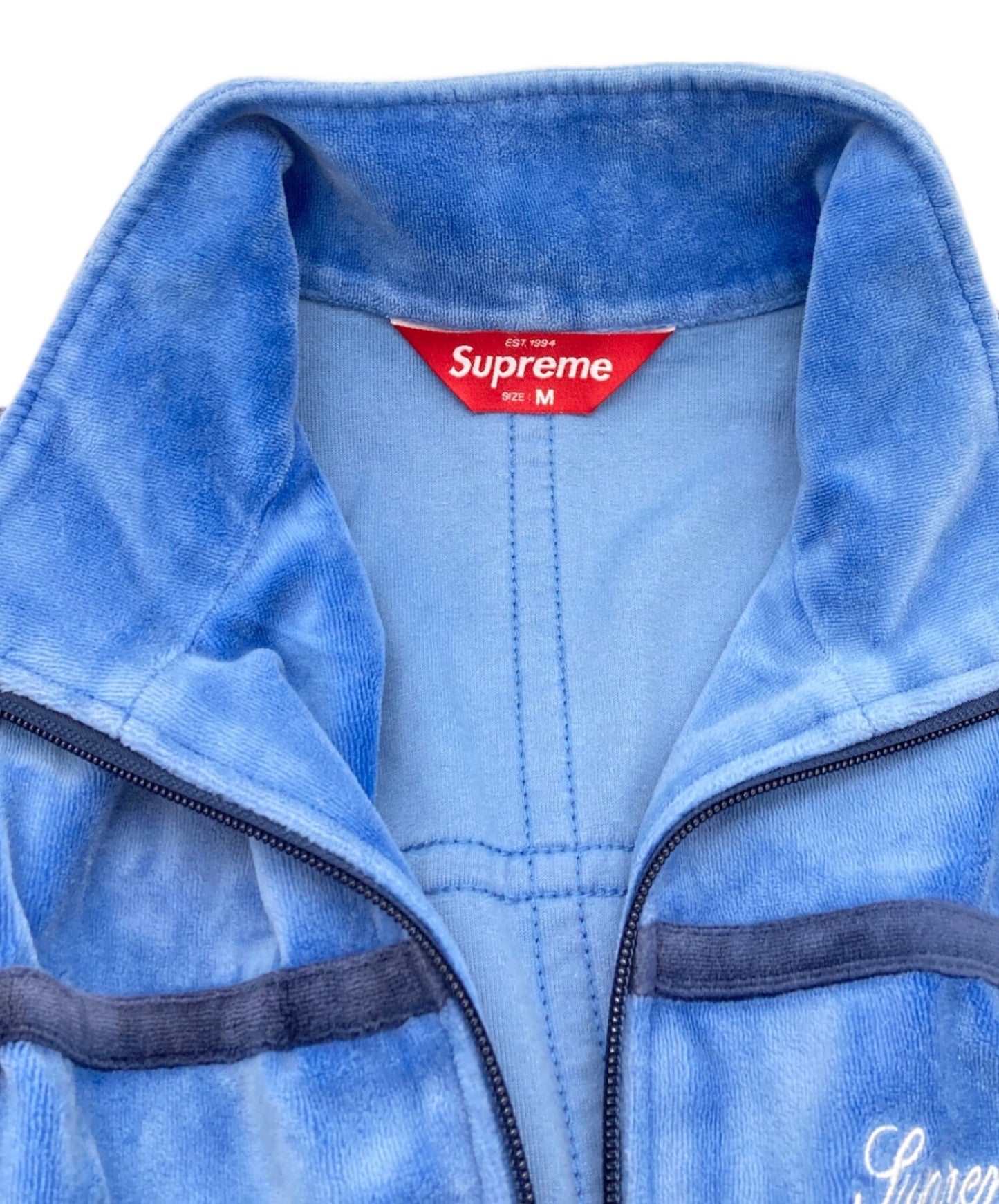[Pre-owned] SUPREME Grid Taping Velour Jacket