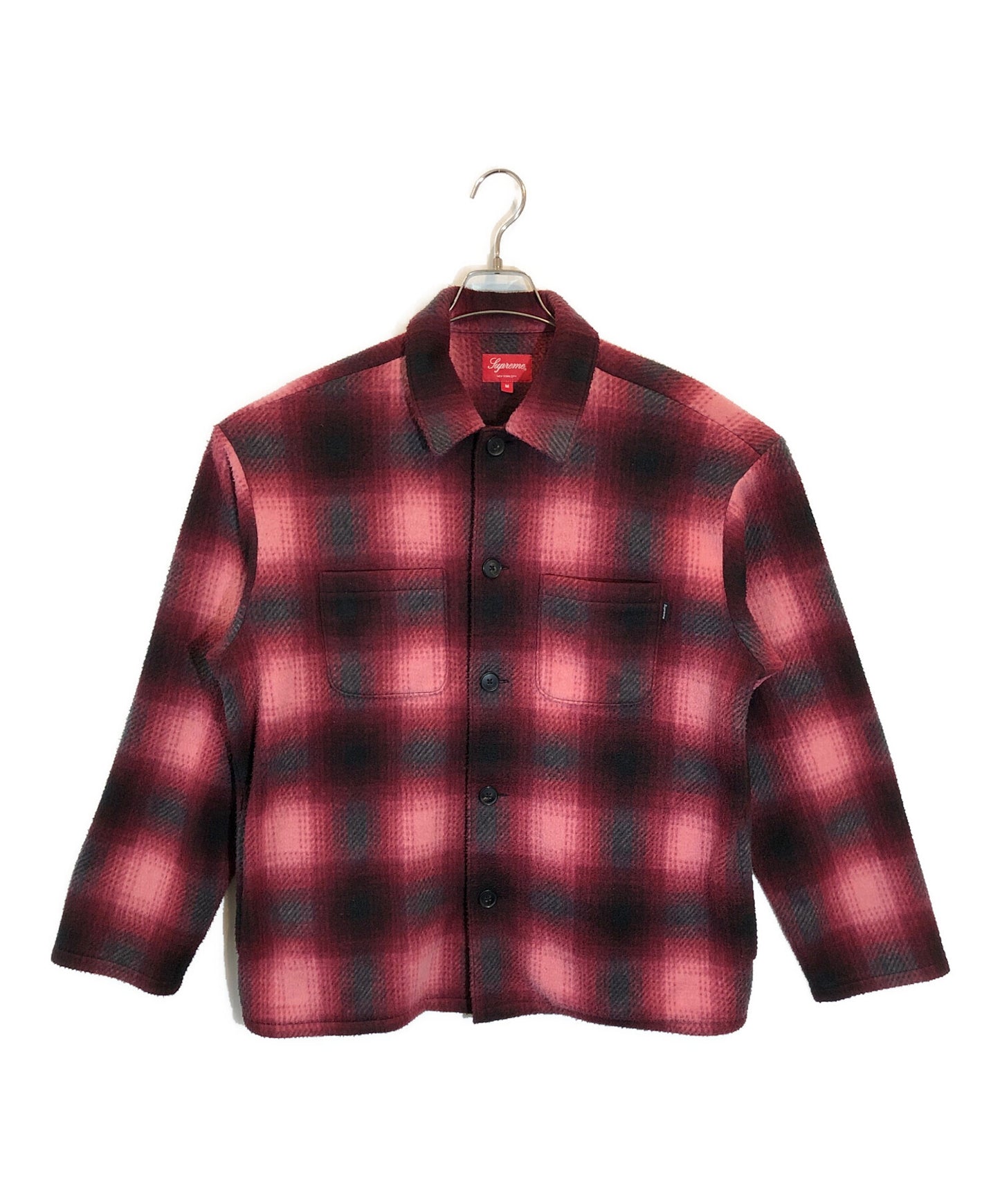 [Pre-owned] SUPREME Shadow Plaid Fleece Shirt