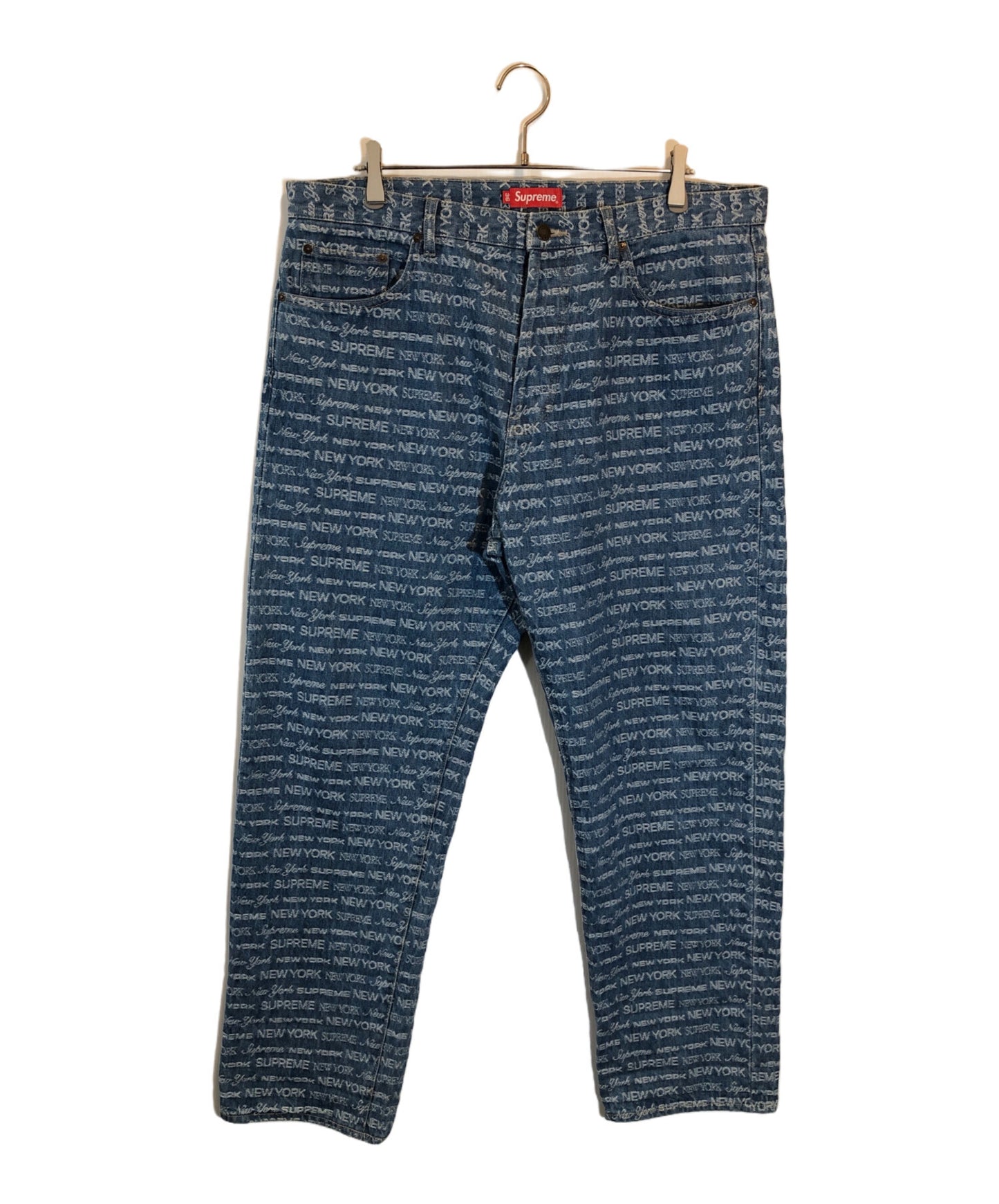 [Pre-owned] SUPREME Multi Type Jacquard Regular Jean