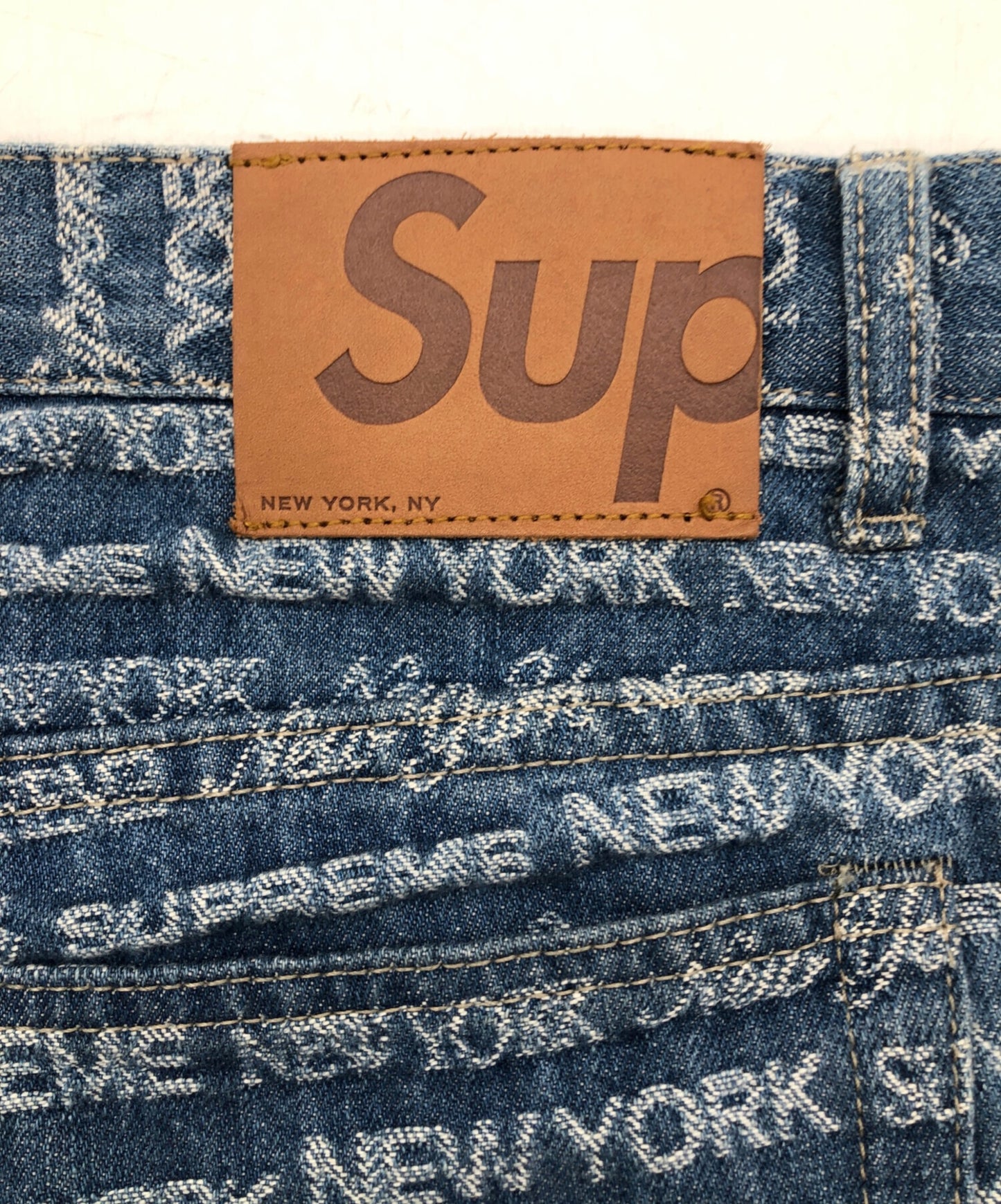 [Pre-owned] SUPREME Multi Type Jacquard Regular Jean