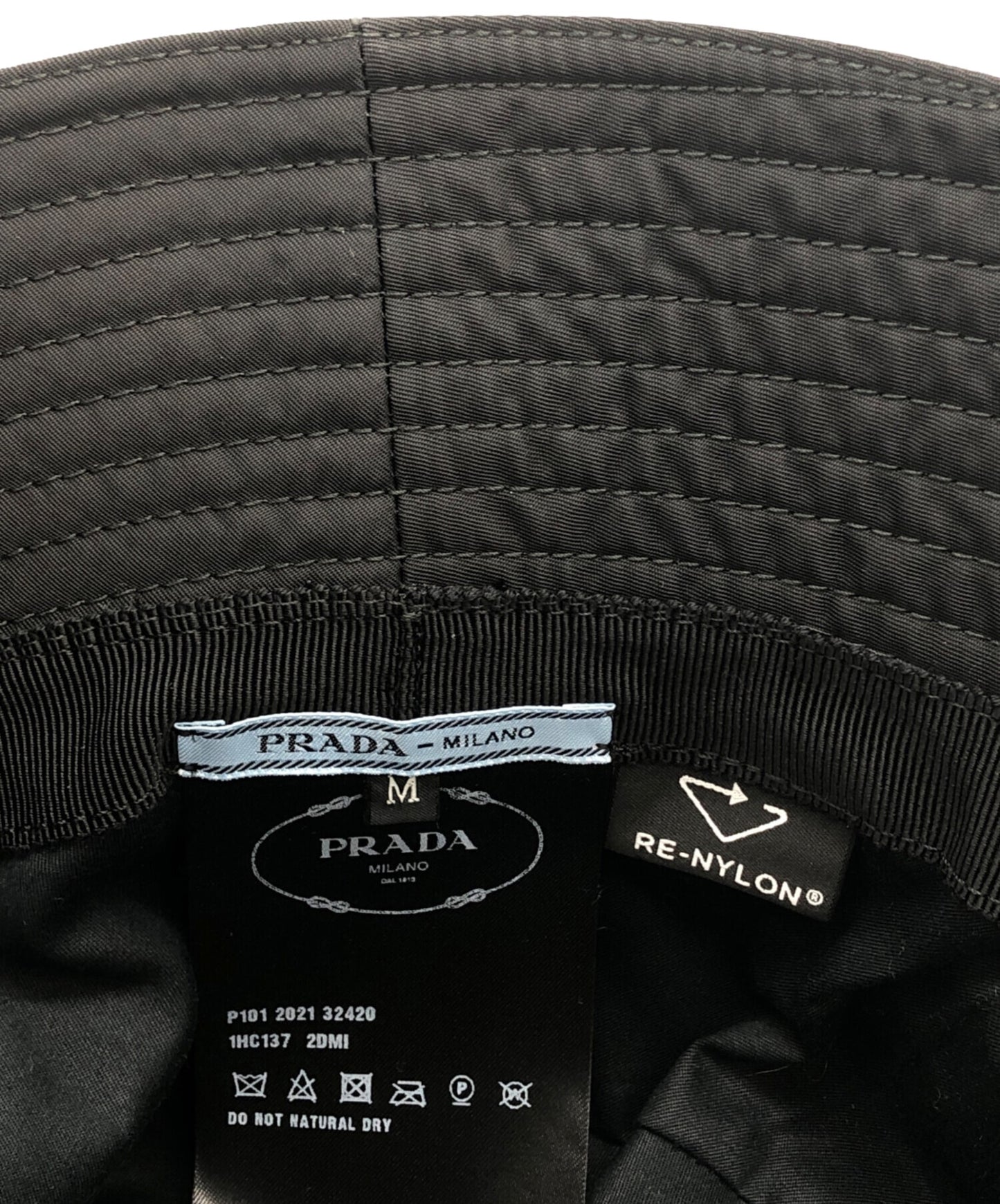 [Pre-owned] PRADA Re-Nylon Bucket Hat 1HC137