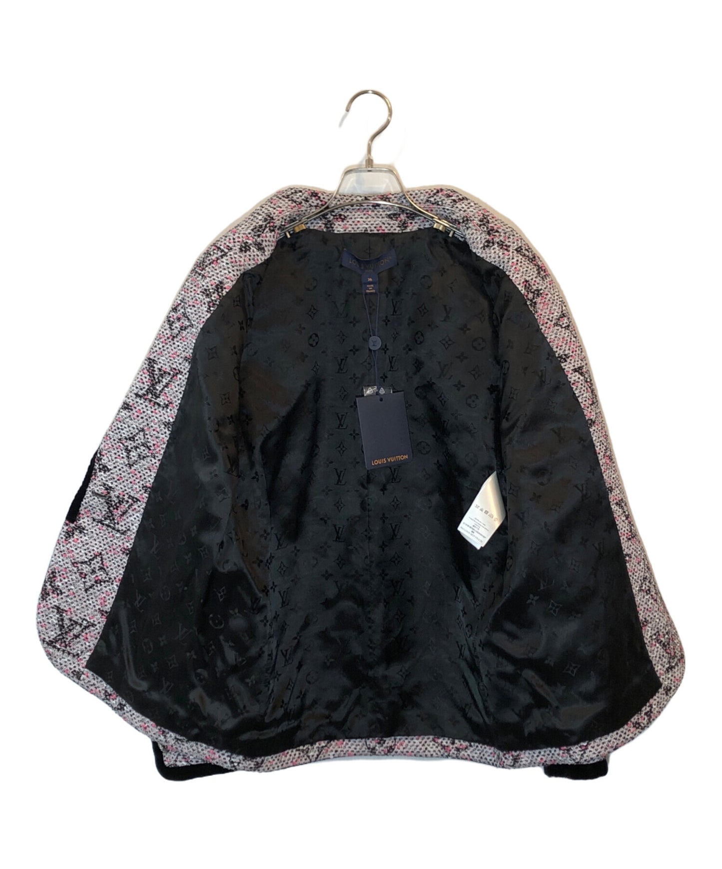 [Pre-owned] LOUIS VUITTON Monogram Tweed Preppy Blazer RW242WW MCP FRJC30
