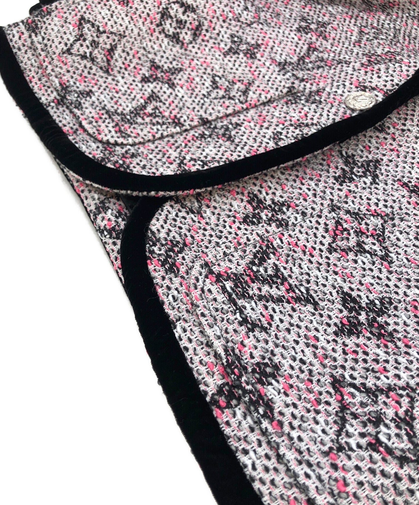[Pre-owned] LOUIS VUITTON Monogram Tweed Preppy Blazer RW242WW MCP FRJC30